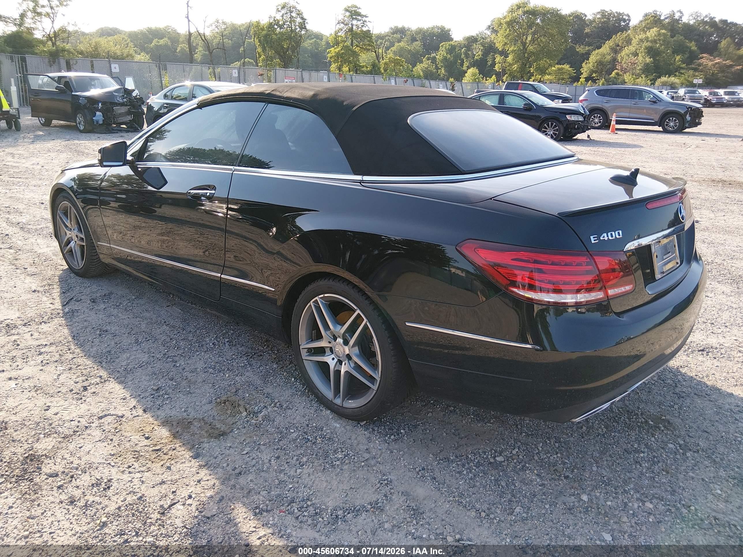 2015 Mercedes-benz E 400   Черный vin: WDDKK6FF7FF304326