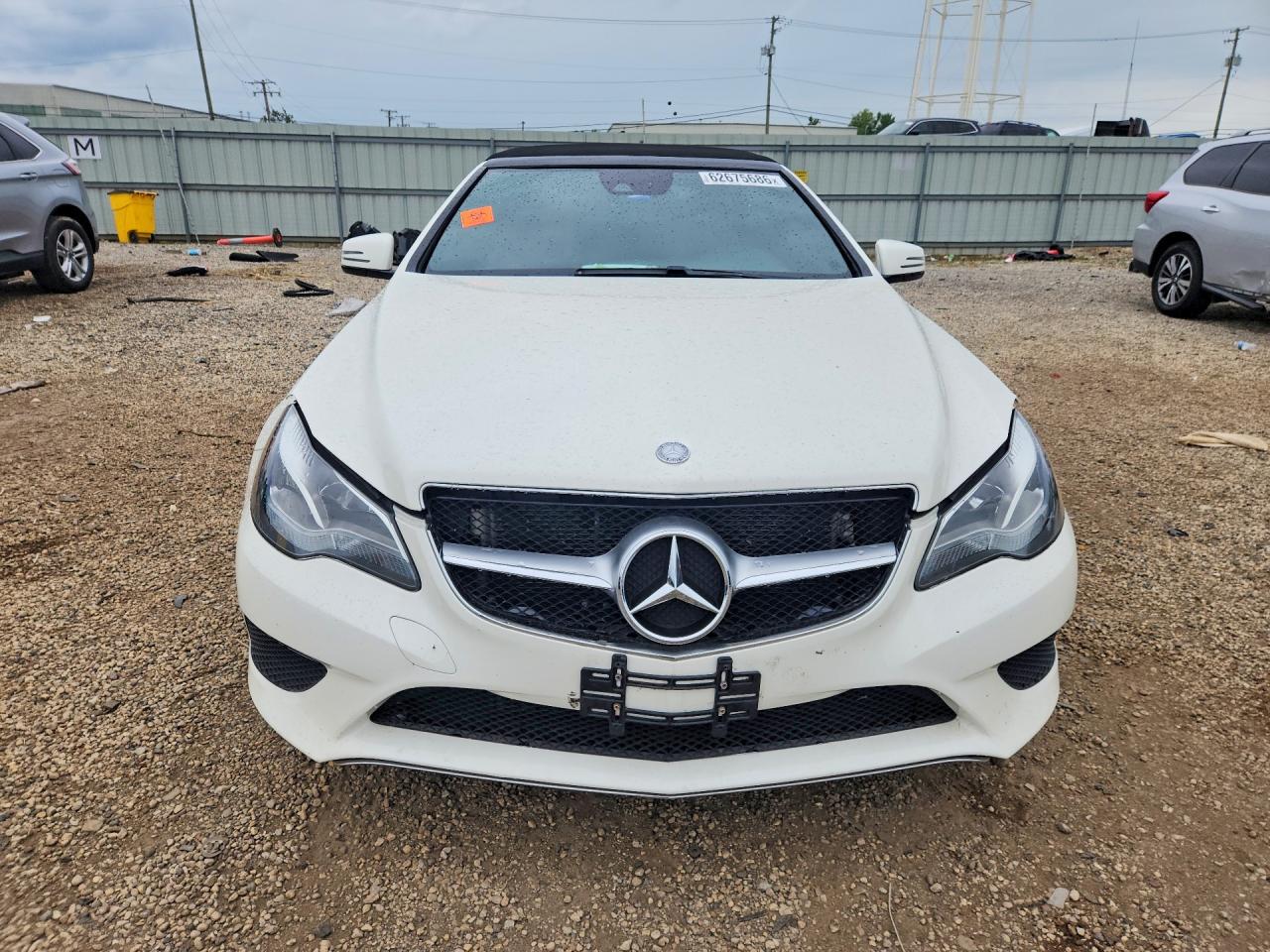2015 Mercedes-benz E 400 Белый vin: WDDKK6FFXFF307026