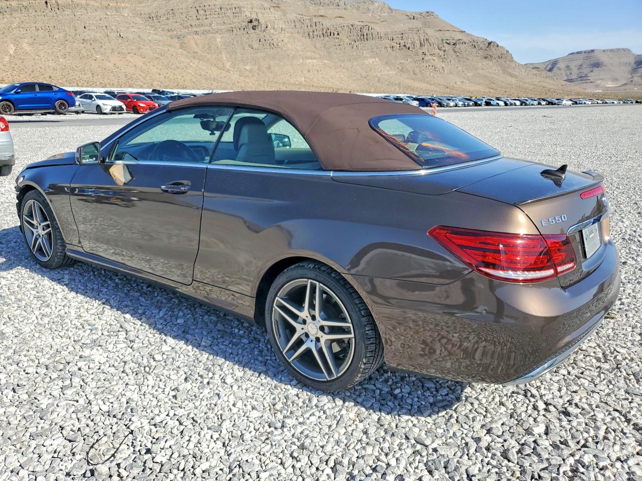 2014 Mercedes-benz E 550 Brown vin: WDDKK7DF5EF246305