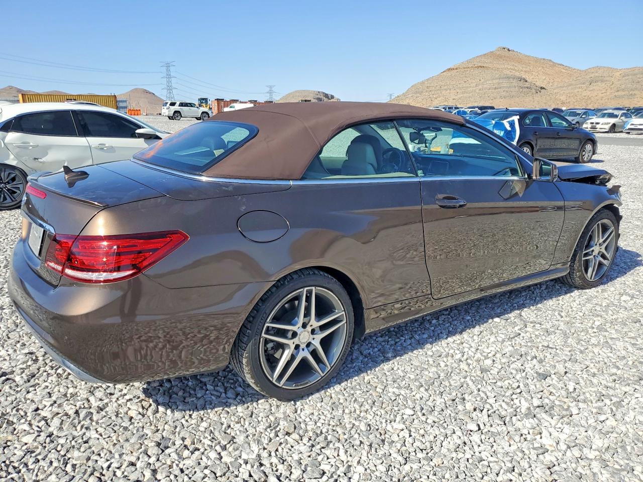 2014 Mercedes-benz E 550 Brown vin: WDDKK7DF5EF246305