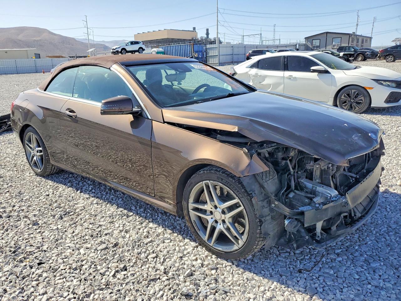 2014 Mercedes-benz E 550 Brown vin: WDDKK7DF5EF246305