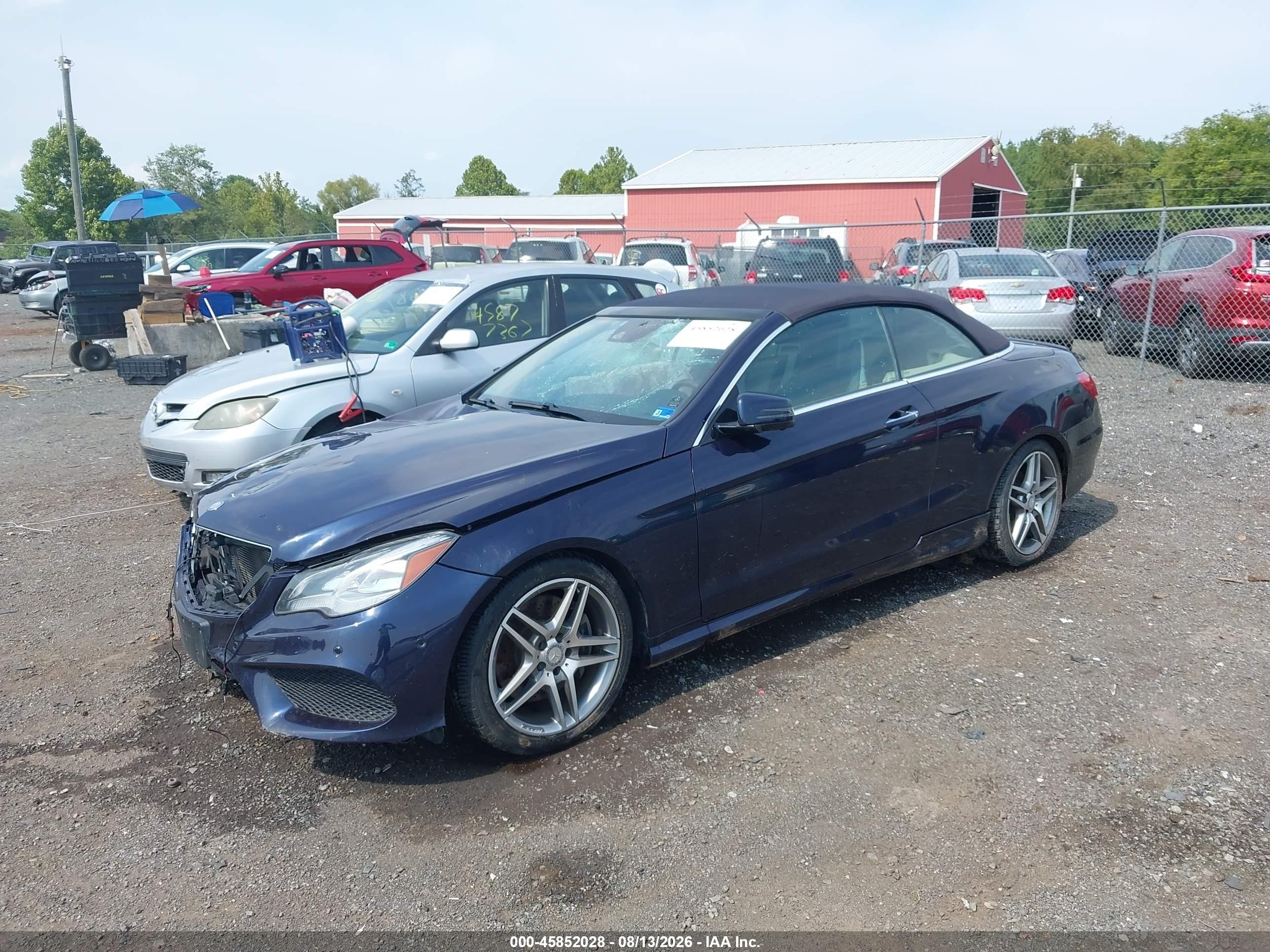 2015 Mercedes-benz E 550 Blue vin: WDDKK7DF5FF311784