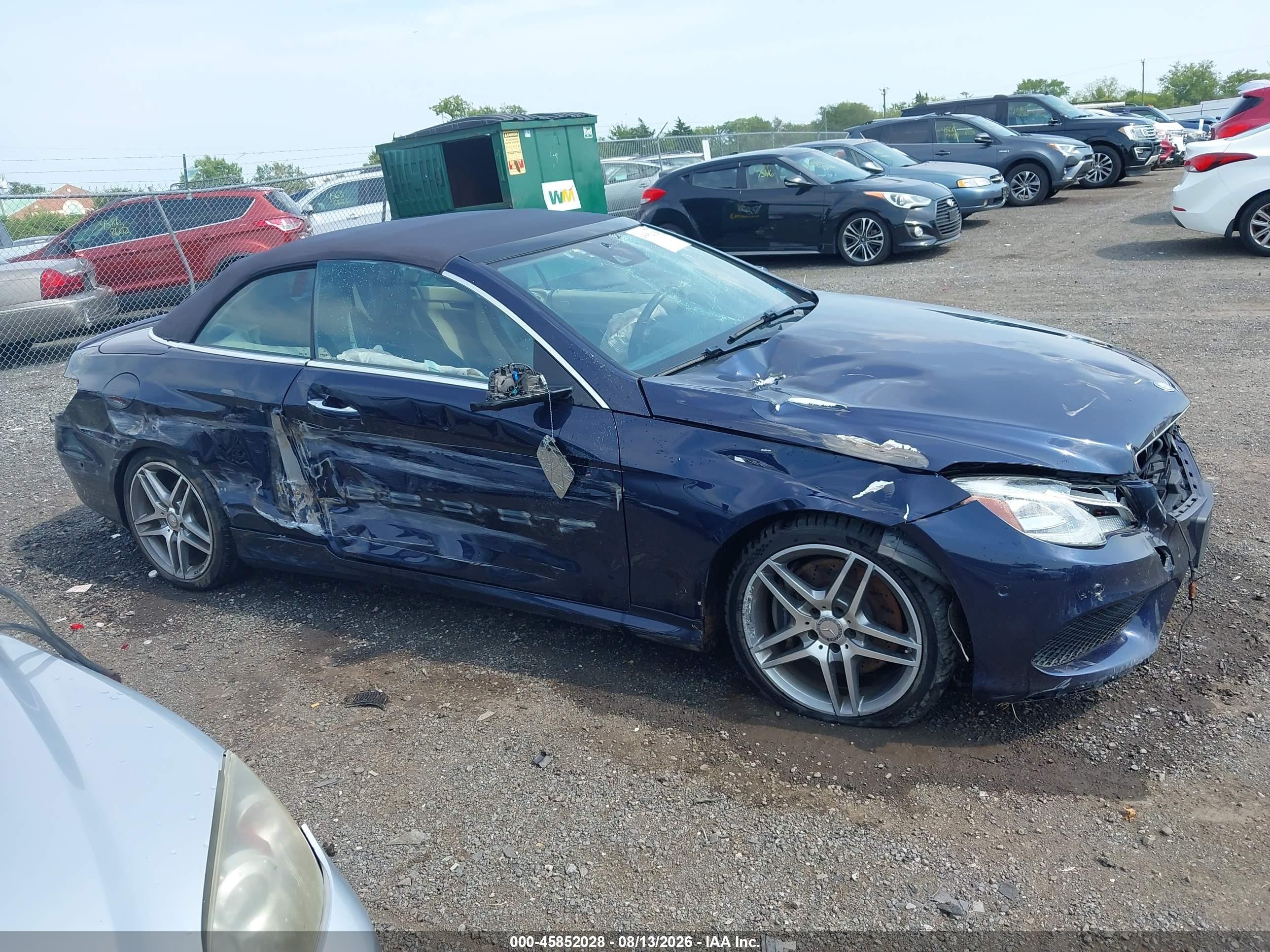 2015 Mercedes-benz E 550 Blue vin: WDDKK7DF5FF311784