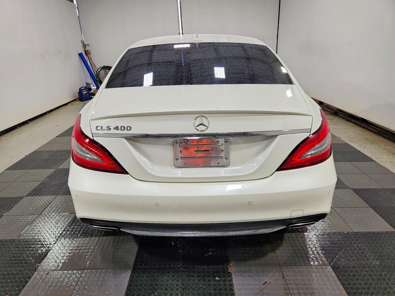 2015 Mercedes-benz Cls 400 White vin: WDDLJ6FB1FA134675