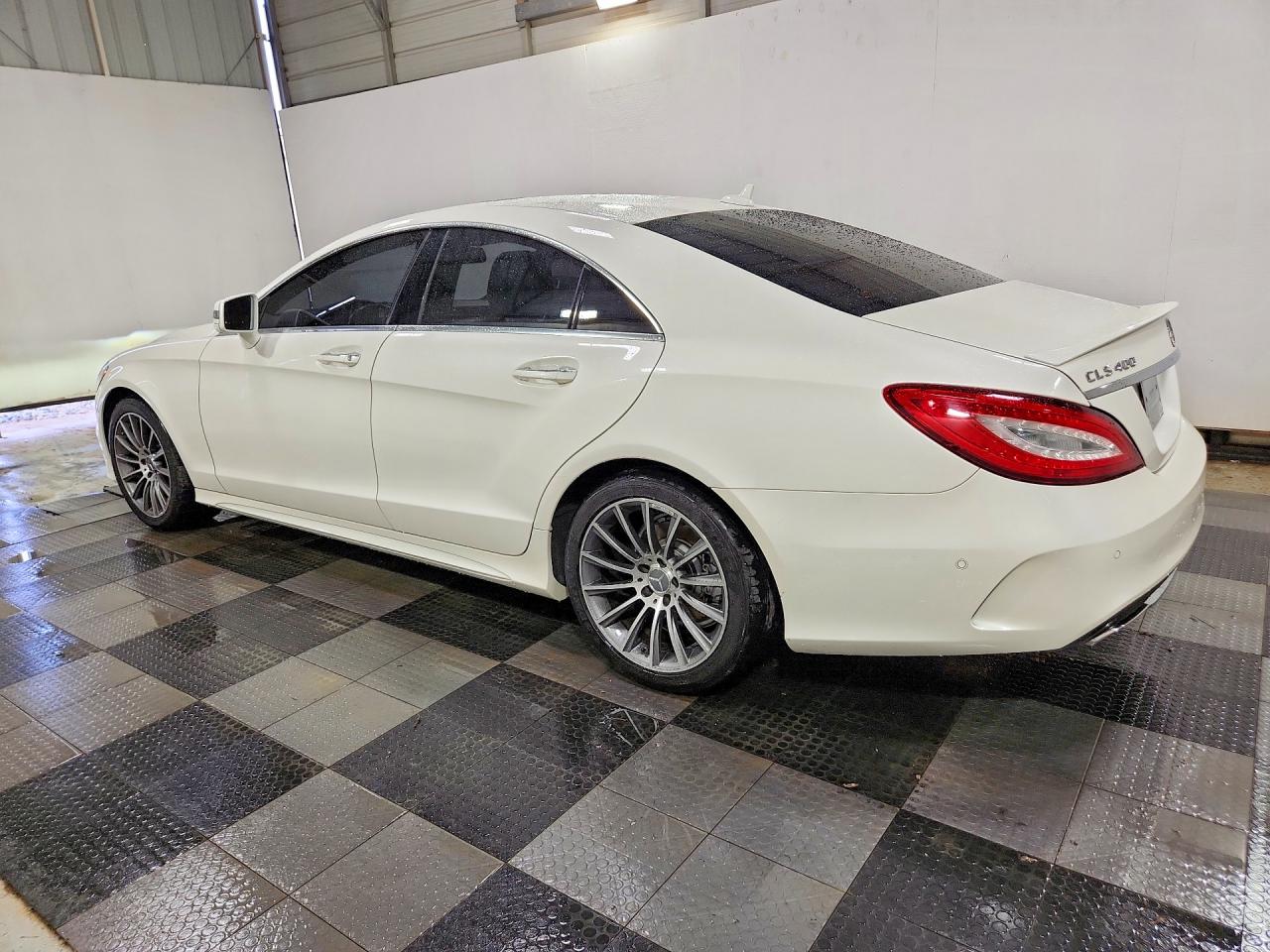 2015 Mercedes-benz Cls 400 White vin: WDDLJ6FB1FA134675