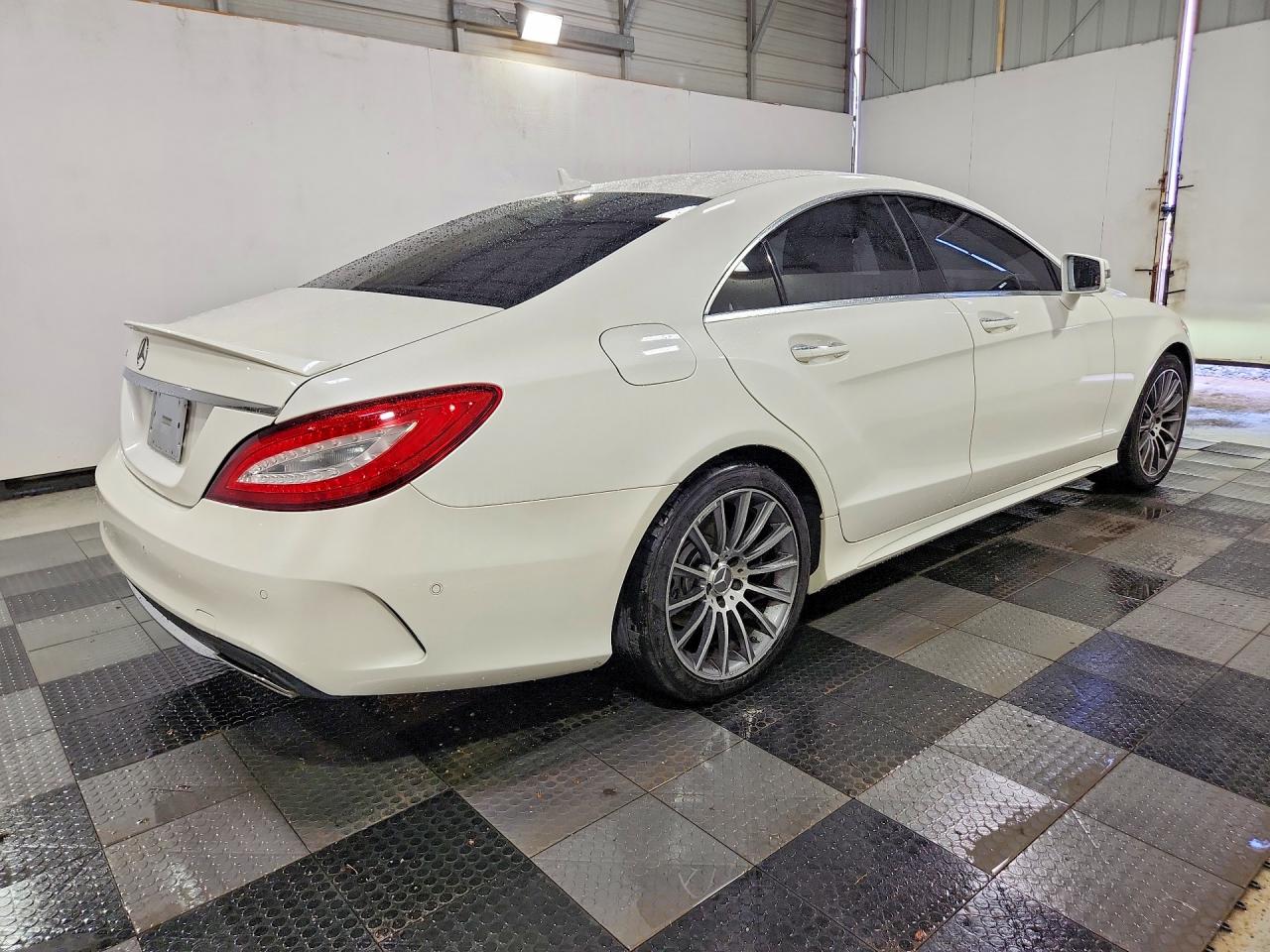 2015 Mercedes-benz Cls 400 White vin: WDDLJ6FB1FA134675