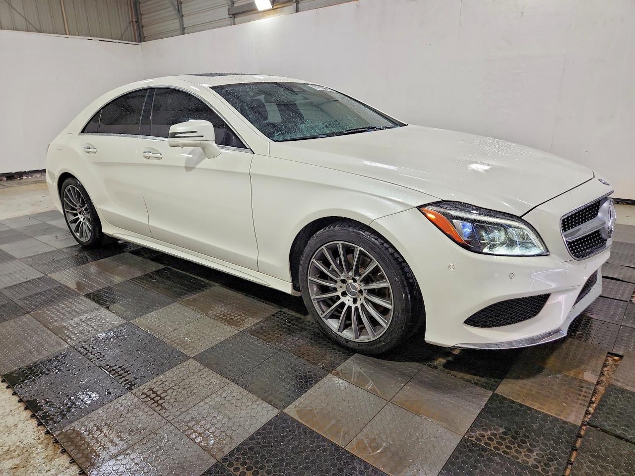 2015 Mercedes-benz Cls 400 White vin: WDDLJ6FB1FA134675