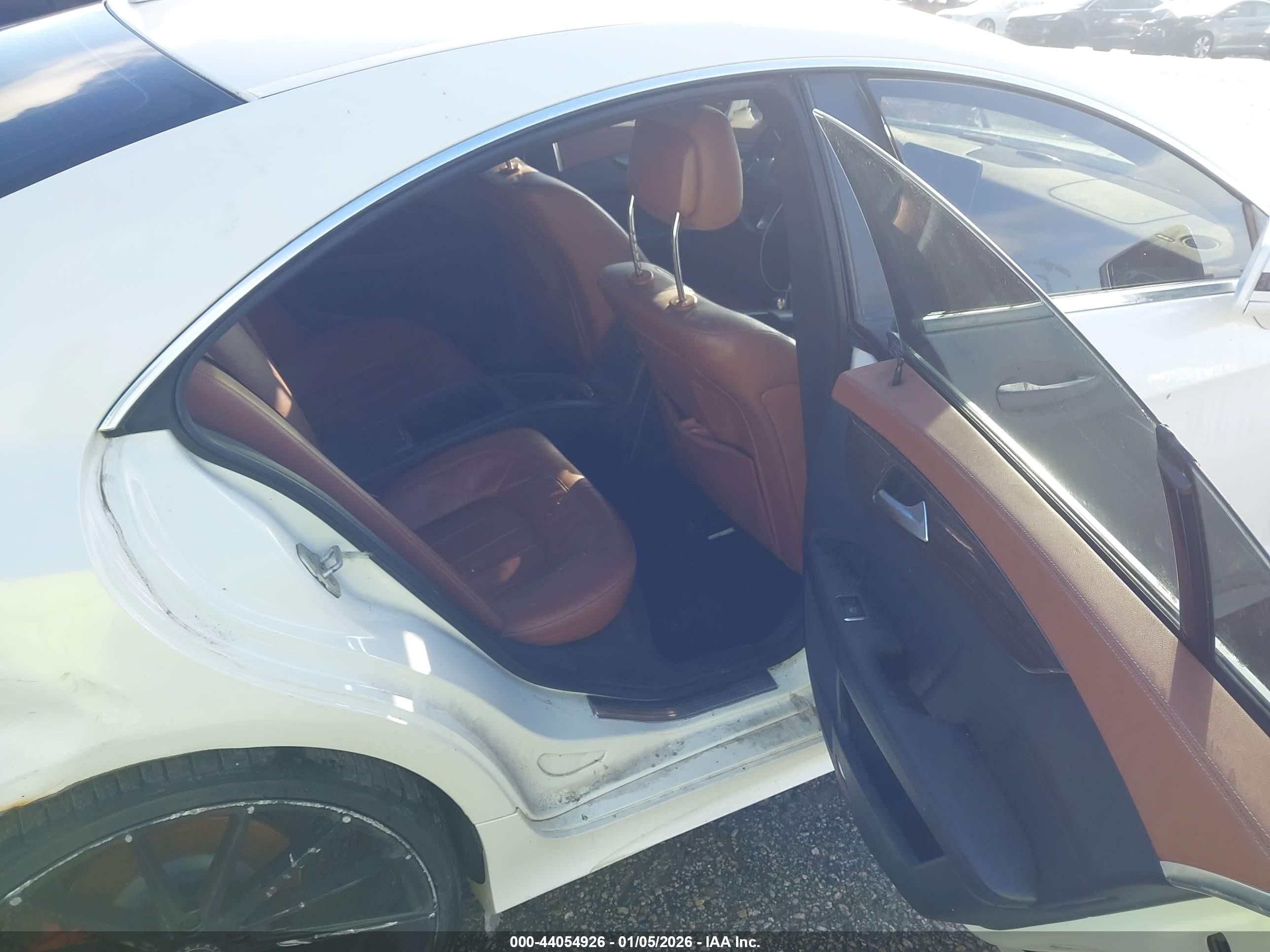 2015 Mercedes-benz Cls 400   White vin: WDDLJ6FB2FA155454