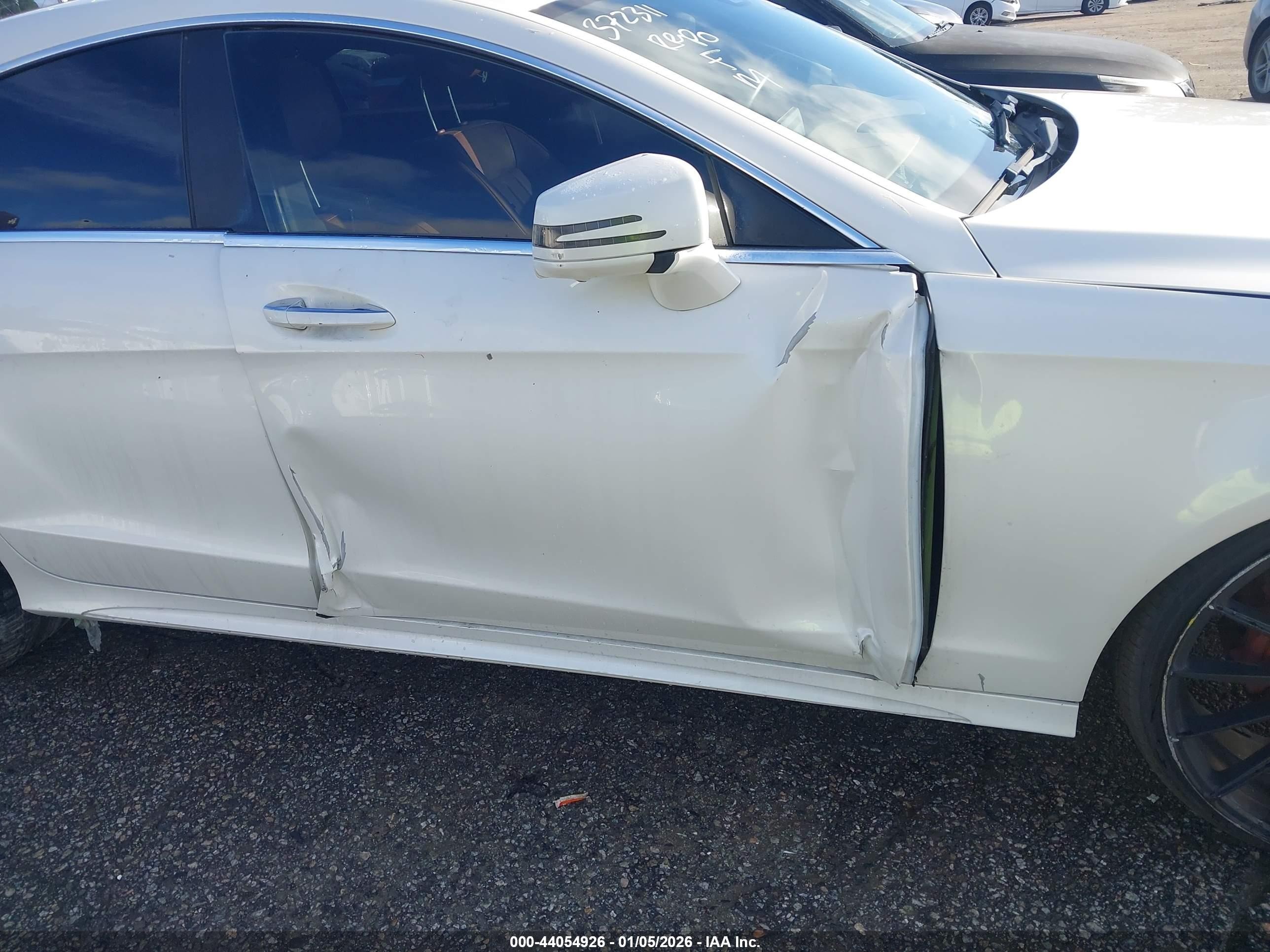 2015 Mercedes-benz Cls 400   White vin: WDDLJ6FB2FA155454