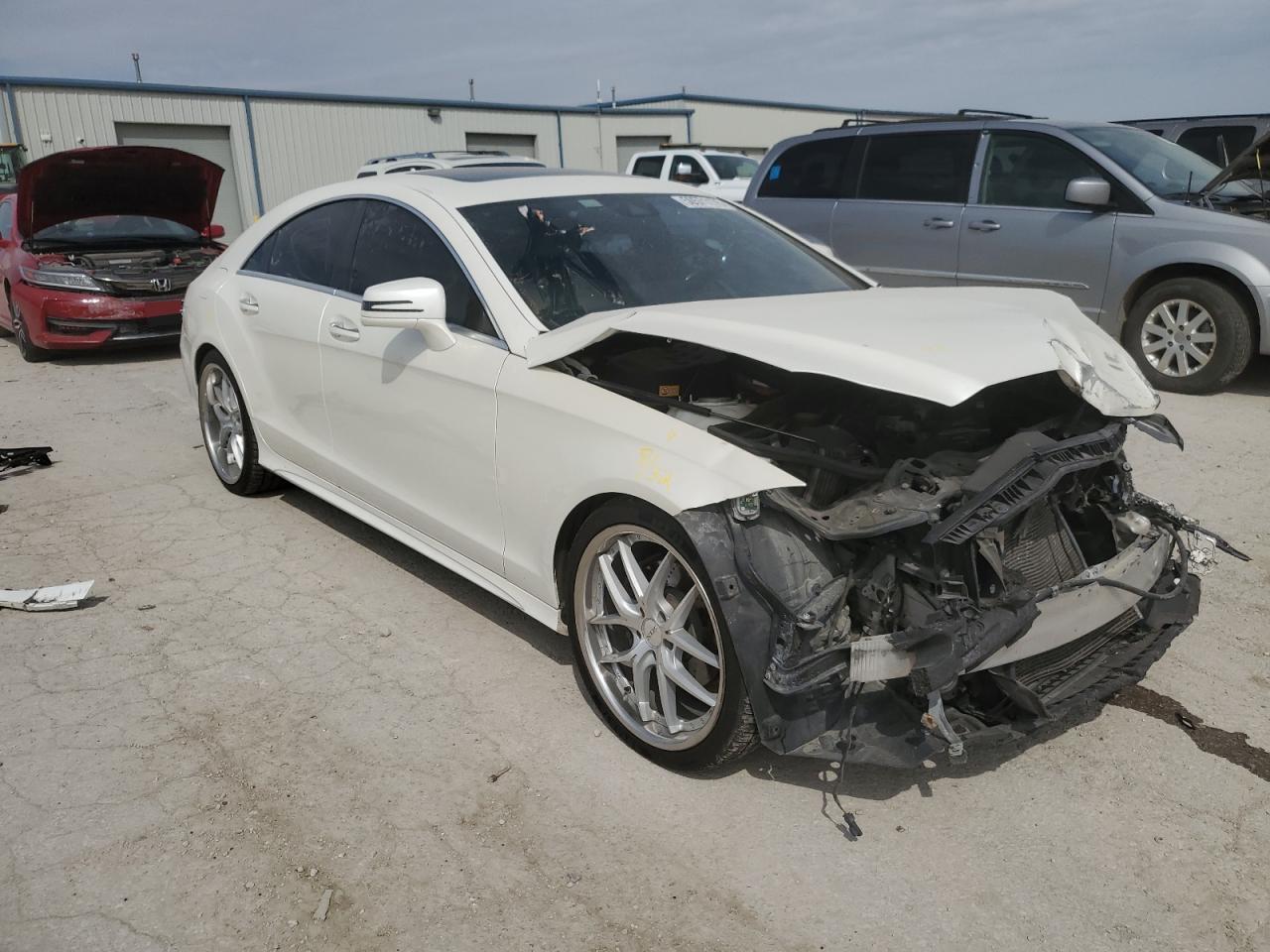 2015 Mercedes-benz Cls 400 White vin: WDDLJ6FB2FA156510