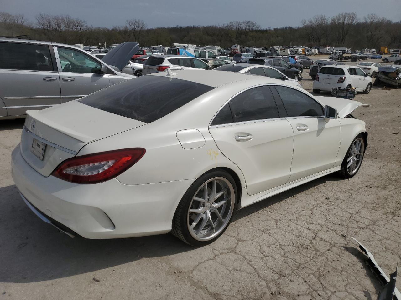 2015 Mercedes-benz Cls 400 White vin: WDDLJ6FB2FA156510