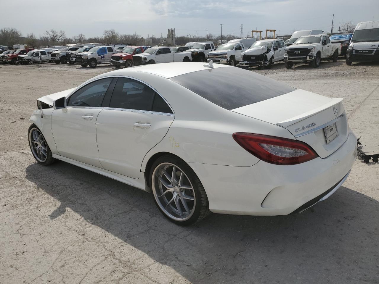 2015 Mercedes-benz Cls 400 White vin: WDDLJ6FB2FA156510