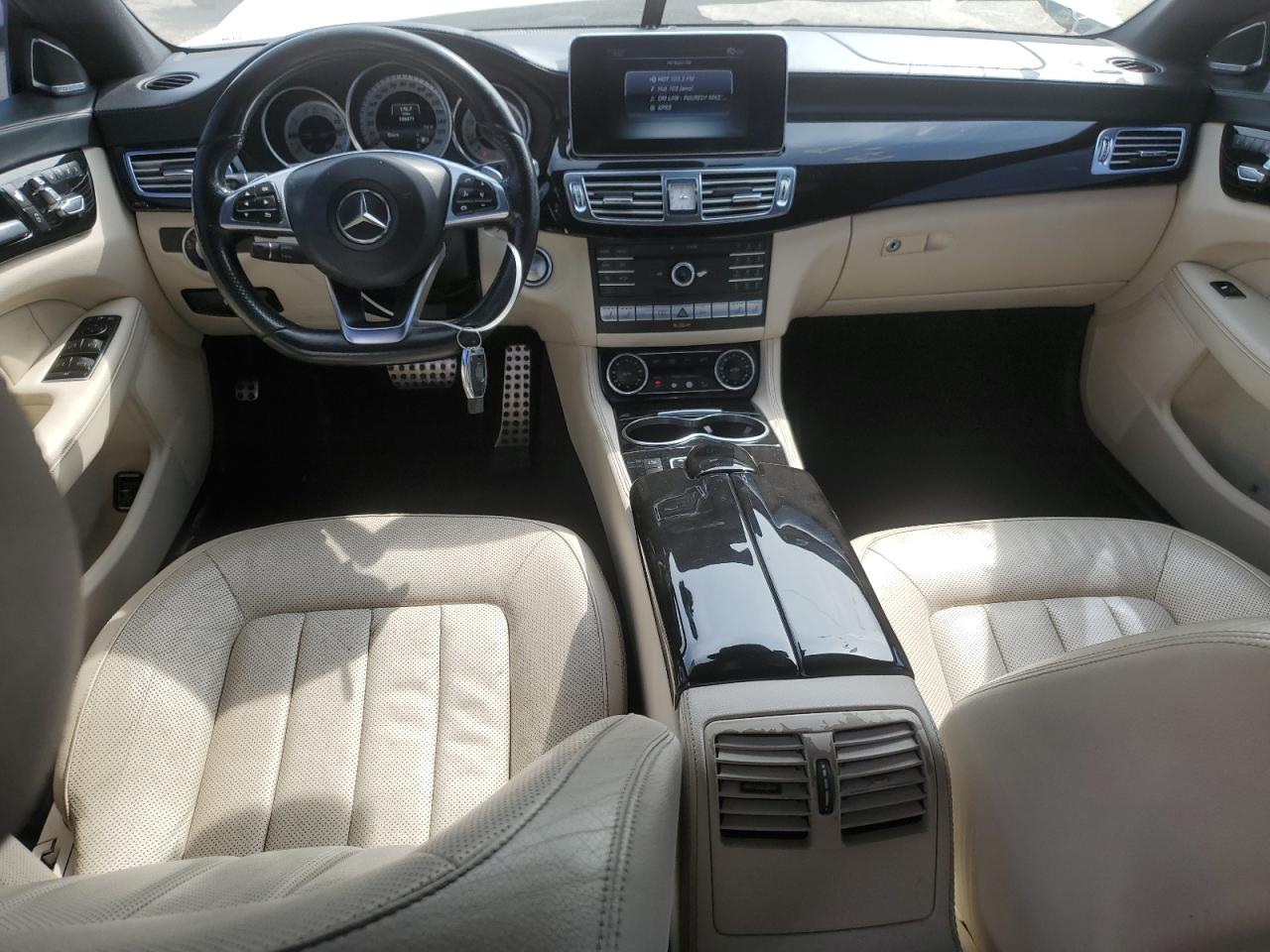 2015 Mercedes-benz Cls 400 White vin: WDDLJ6FB2FA156510