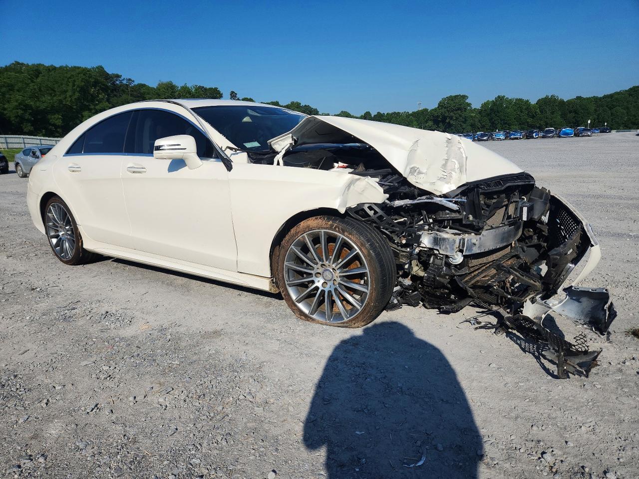 2015 Mercedes-benz Cls 400 Белый vin: WDDLJ6FB3FA147296