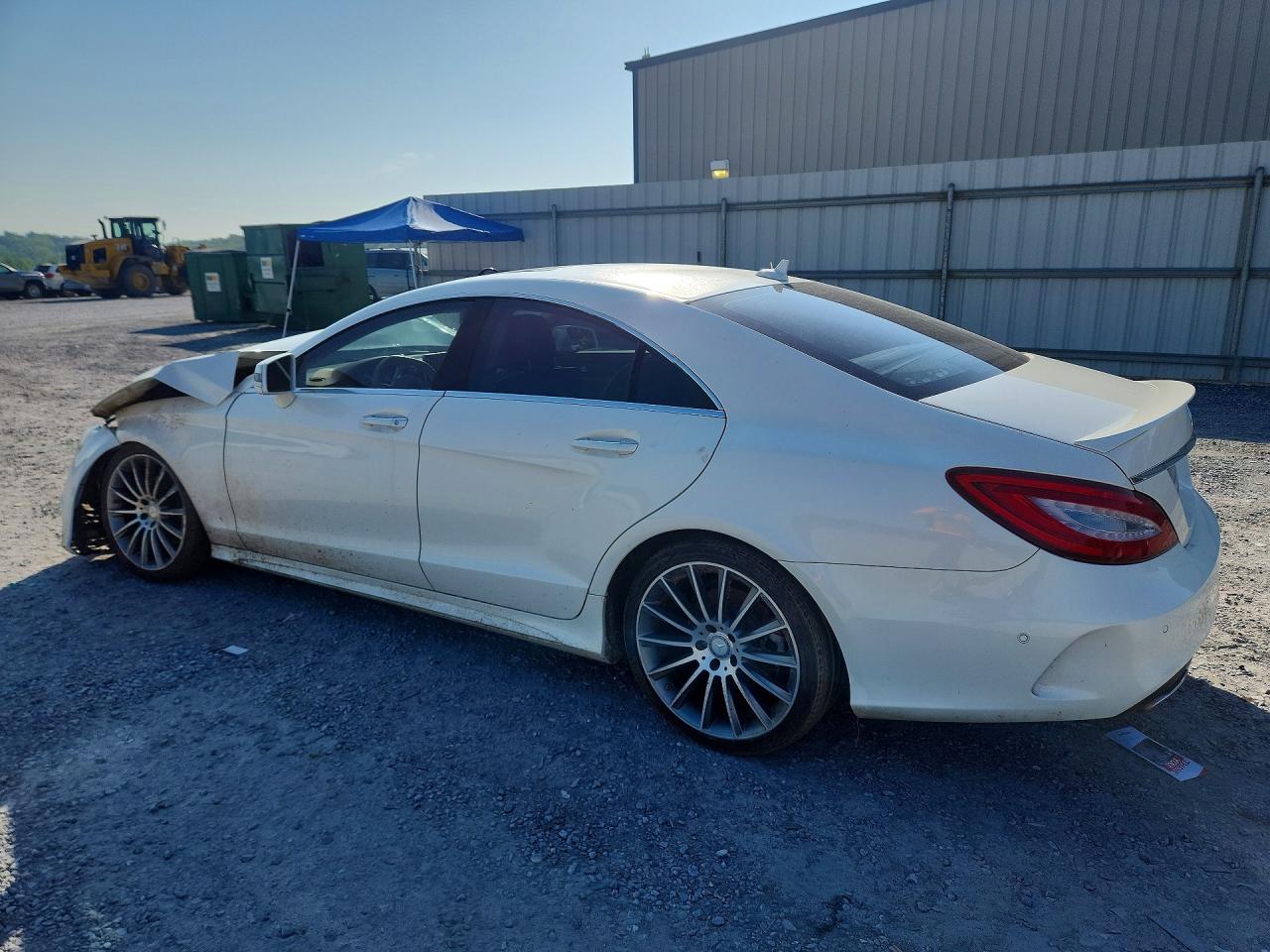 2015 Mercedes-benz Cls 400 Белый vin: WDDLJ6FB3FA147296