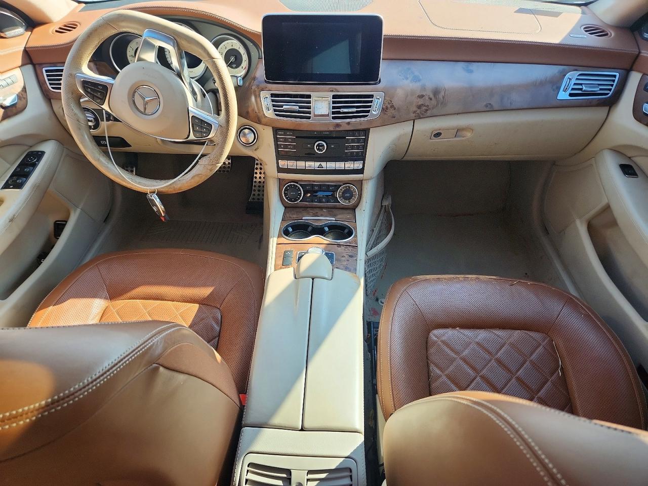 2015 Mercedes-benz Cls 400 Белый vin: WDDLJ6FB3FA147296