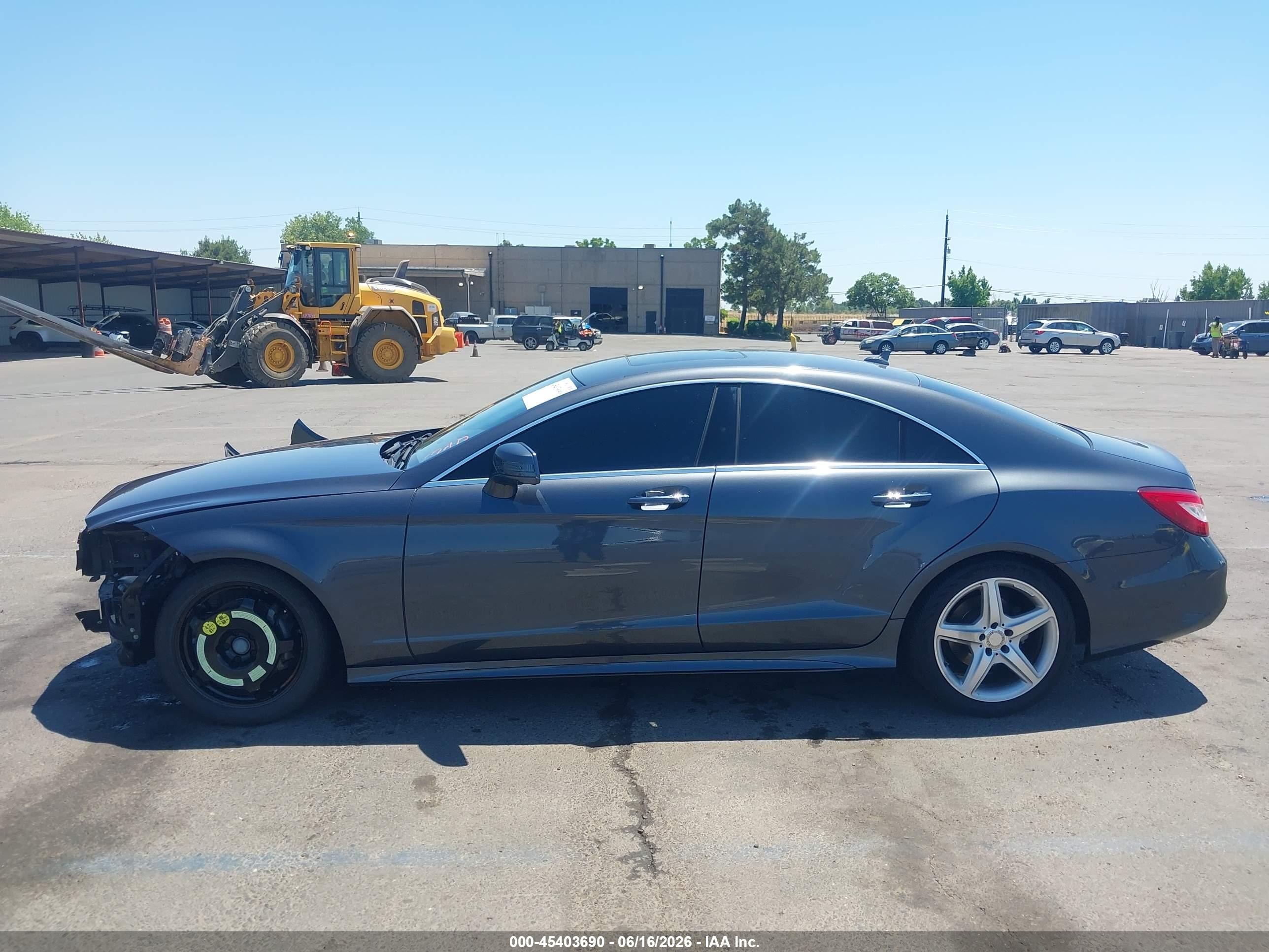 2015 Mercedes-benz Cls 400   Blue vin: WDDLJ6FB6FA141606