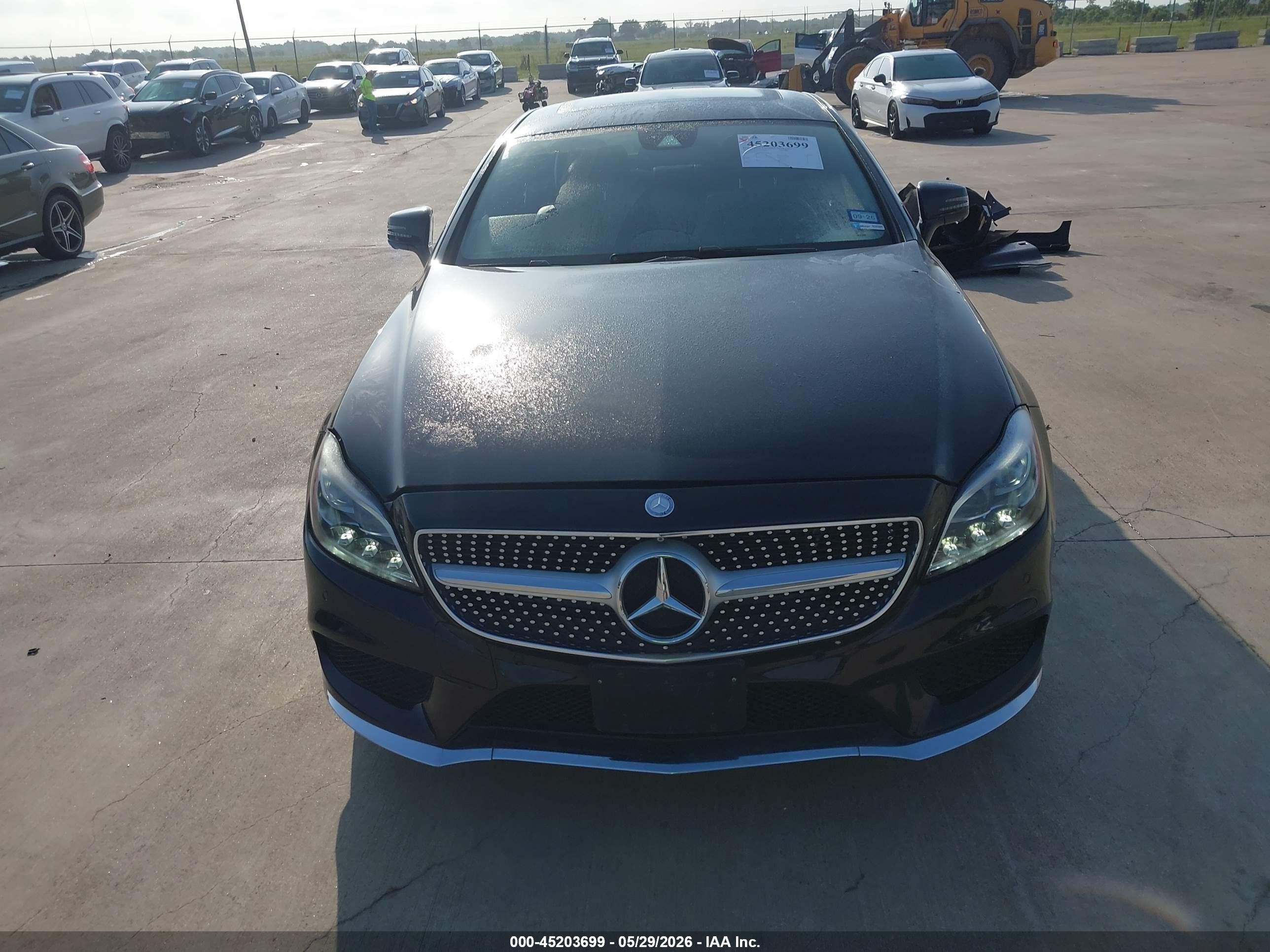 2015 Mercedes-benz Cls 400 4matic Black vin: WDDLJ6HB1FA134270
