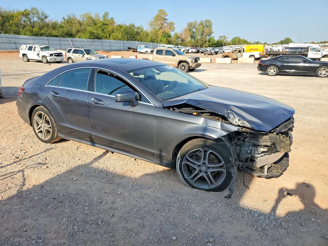 2016 Mercedes-benz Cls 400 4matic Charcoal vin: WDDLJ6HB1GA163754