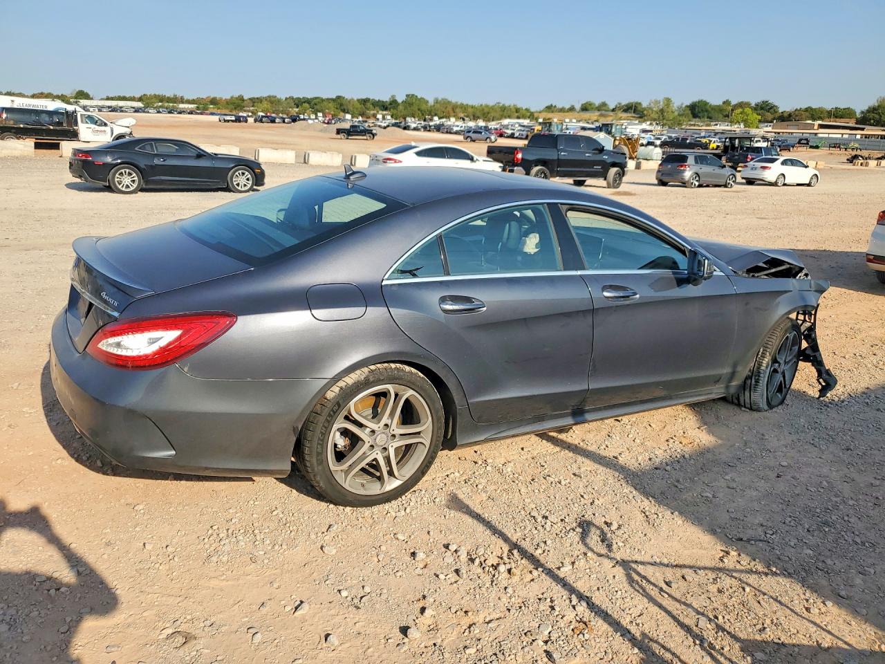 2016 Mercedes-benz Cls 400 4matic Charcoal vin: WDDLJ6HB1GA163754