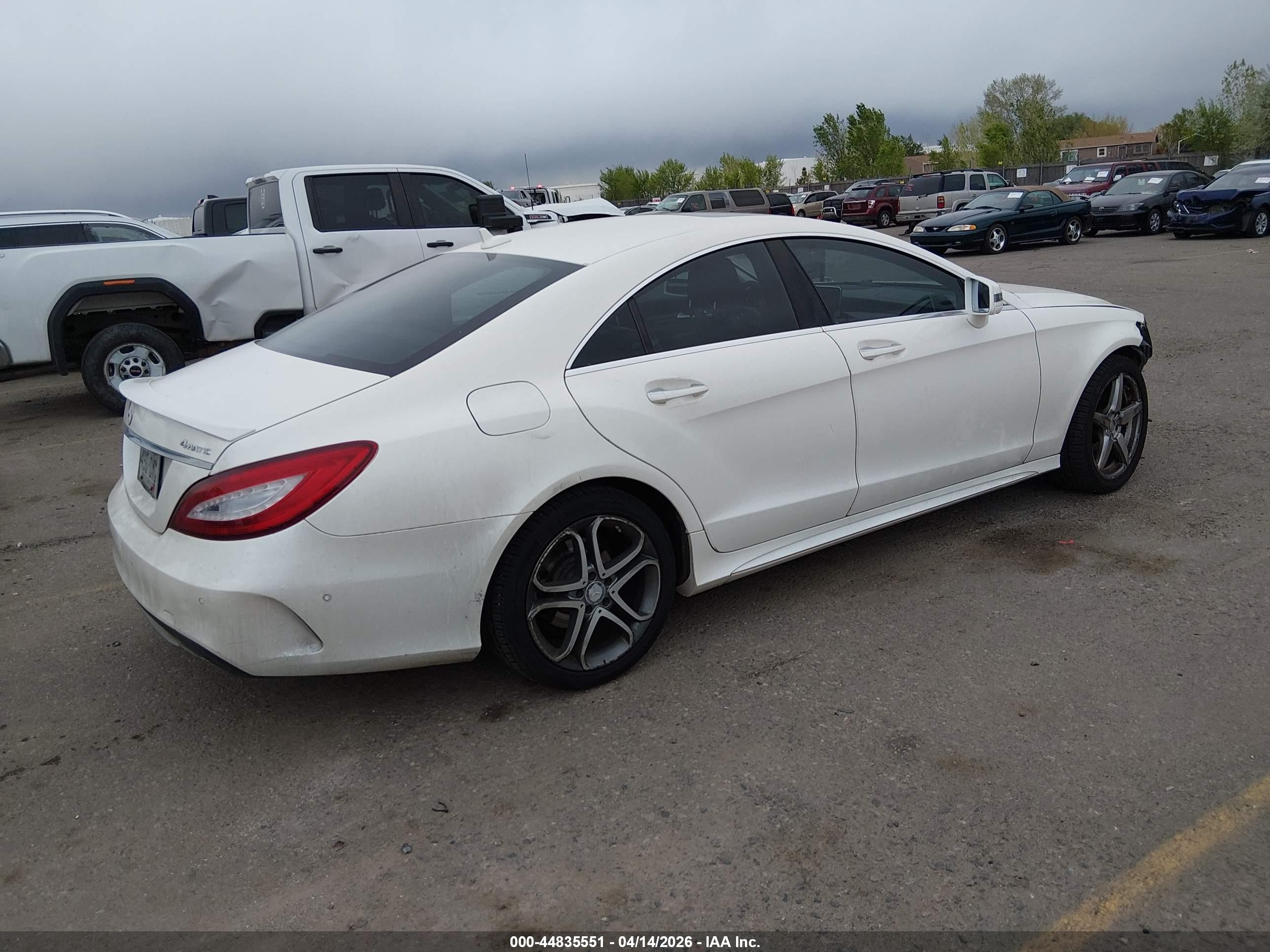 2015 Mercedes-benz Cls 400 4matic White vin: WDDLJ6HB2FA134097