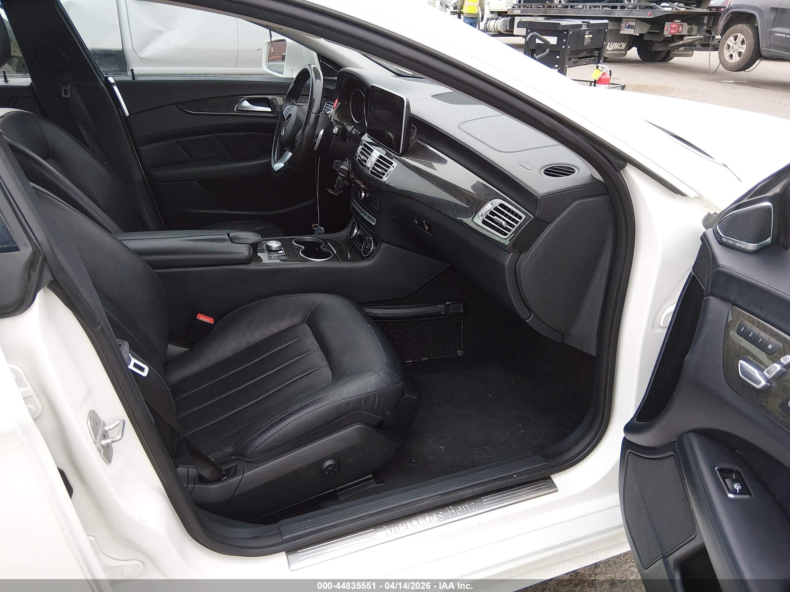 2015 Mercedes-benz Cls 400 4matic White vin: WDDLJ6HB2FA134097