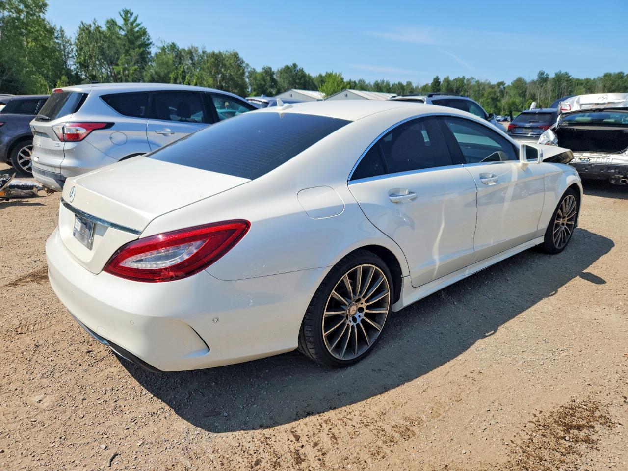 2015 Mercedes-benz Cls 400 4matic White vin: WDDLJ6HB2FA144550