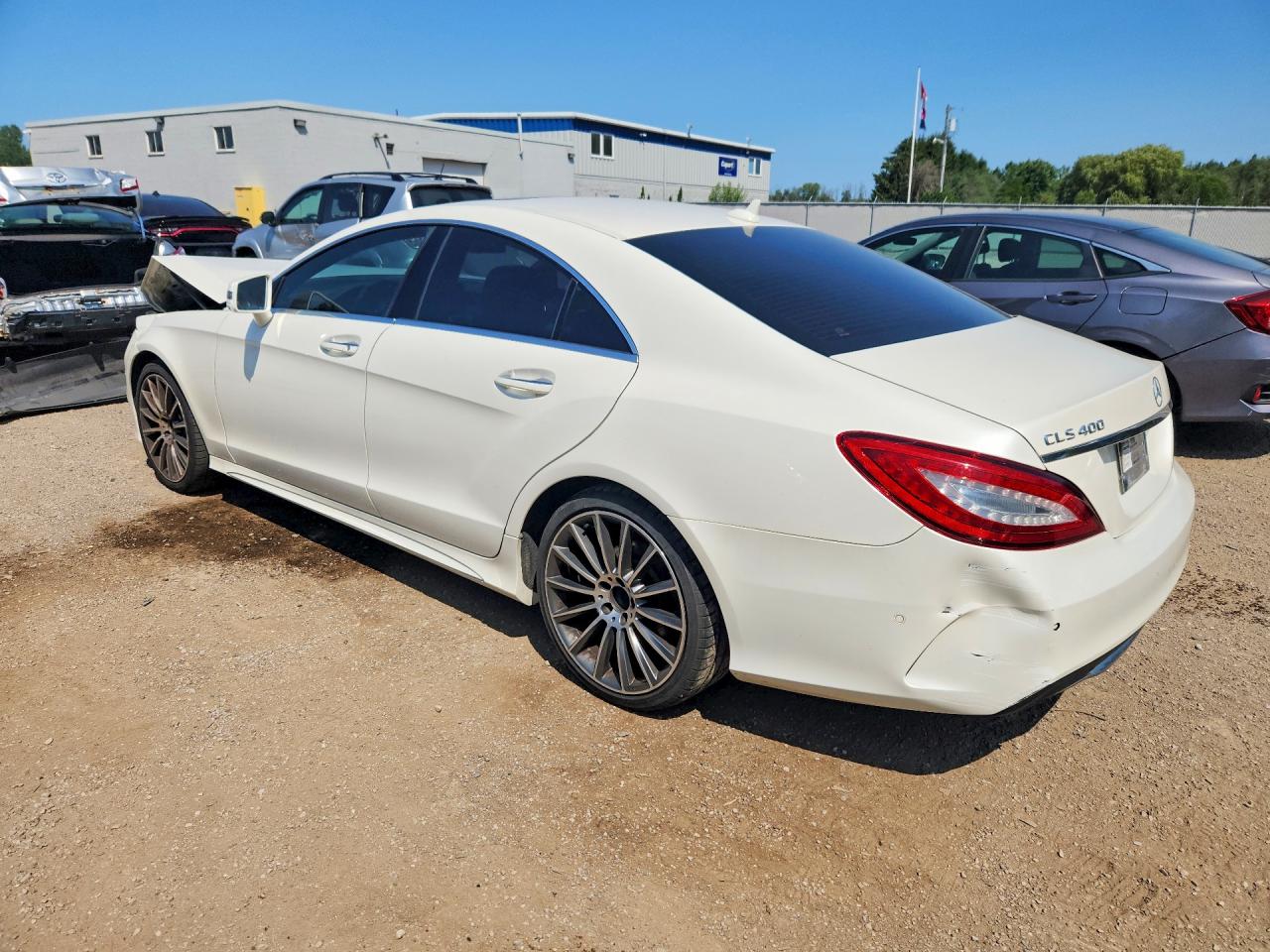 2015 Mercedes-benz Cls 400 4matic White vin: WDDLJ6HB2FA144550