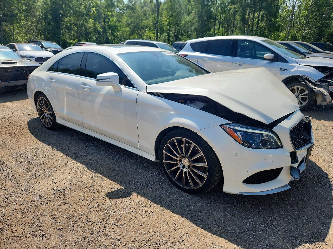 2015 Mercedes-benz Cls 400 4matic White vin: WDDLJ6HB2FA144550