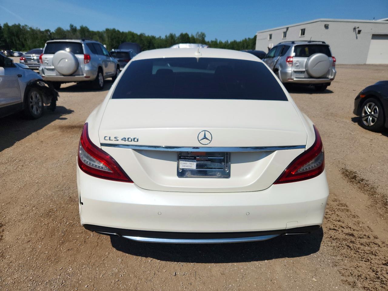 2015 Mercedes-benz Cls 400 4matic White vin: WDDLJ6HB2FA144550