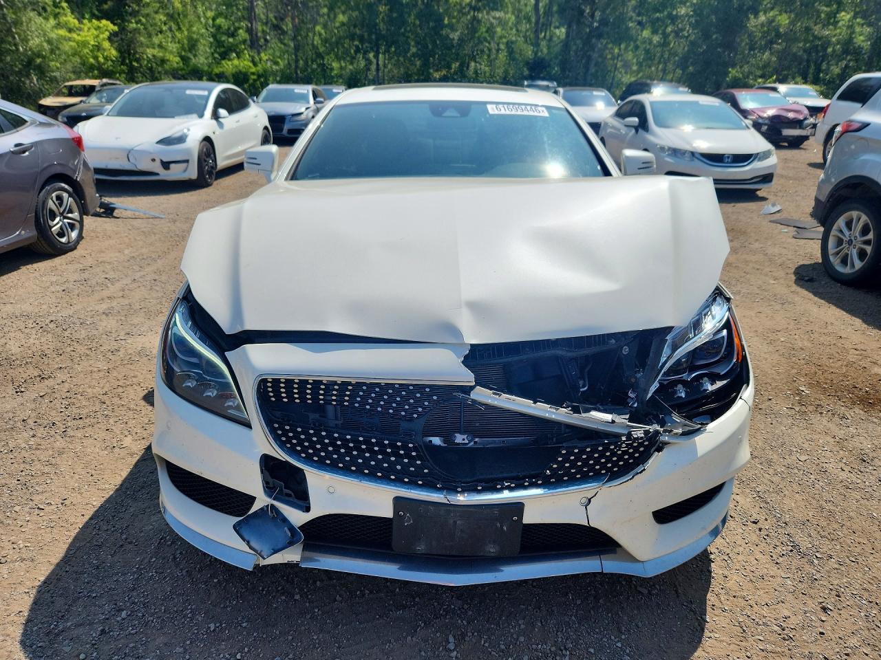 2015 Mercedes-benz Cls 400 4matic White vin: WDDLJ6HB2FA144550