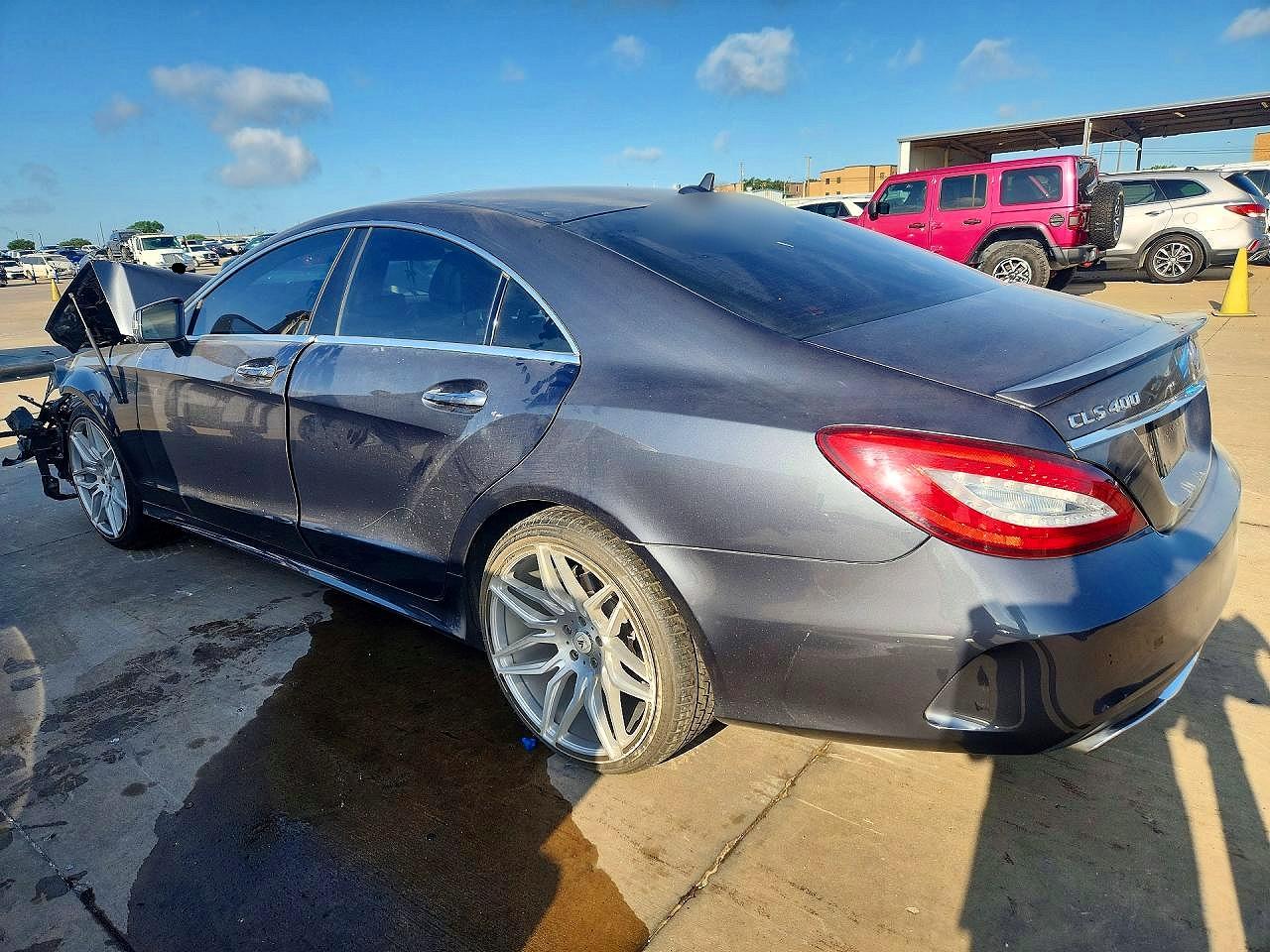 2016 Mercedes-benz Cls 400 4matic Gray vin: WDDLJ6HB2GA177212