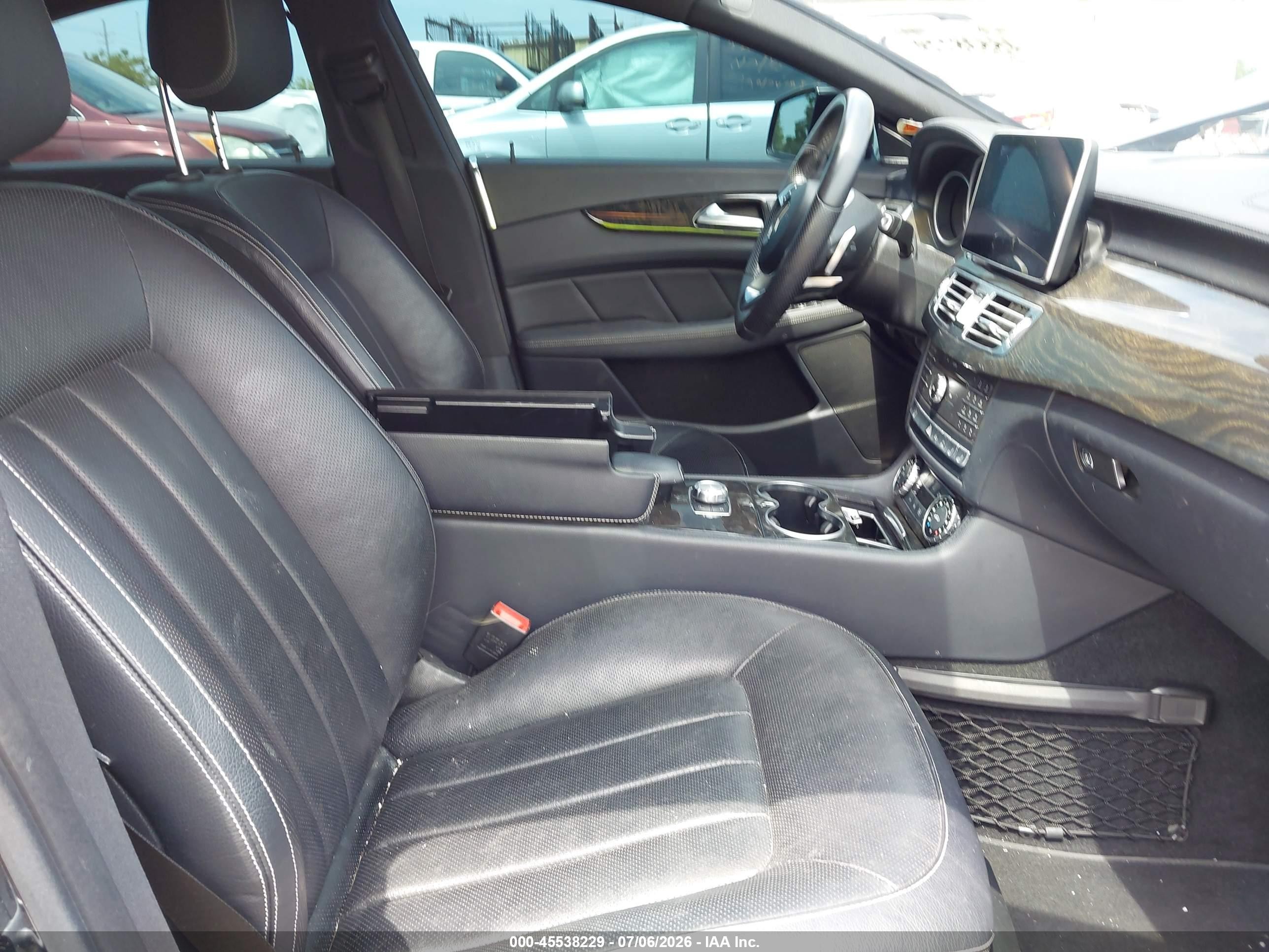 2015 Mercedes-benz Cls 400 4matic Black vin: WDDLJ6HB4FA144453