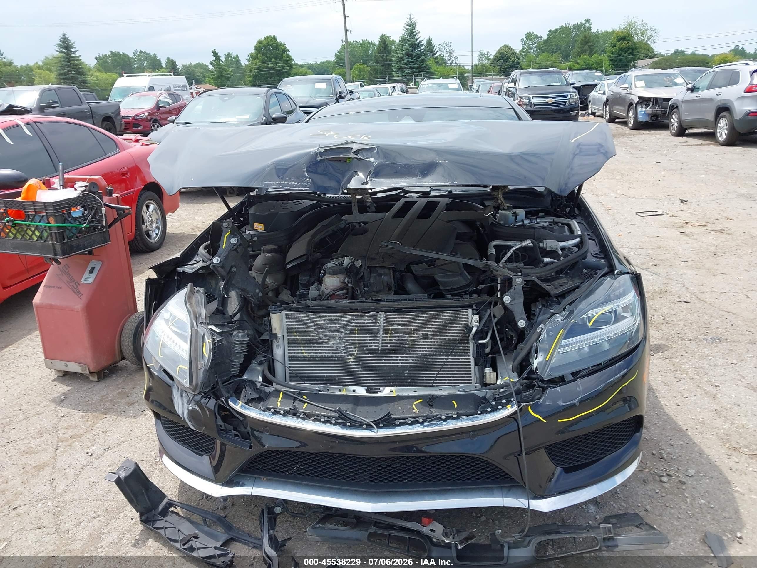 2015 Mercedes-benz Cls 400 4matic Black vin: WDDLJ6HB4FA144453