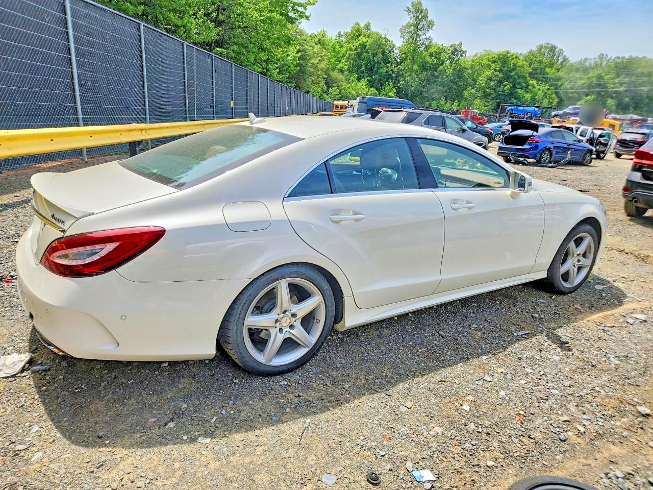2015 Mercedes-benz Cls 400 Белый vin: WDDLJ6HB4FA144582