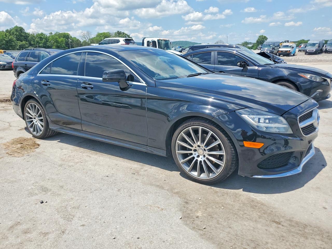 2015 Mercedes-benz Cls 400 4matic Black vin: WDDLJ6HB4FA148499