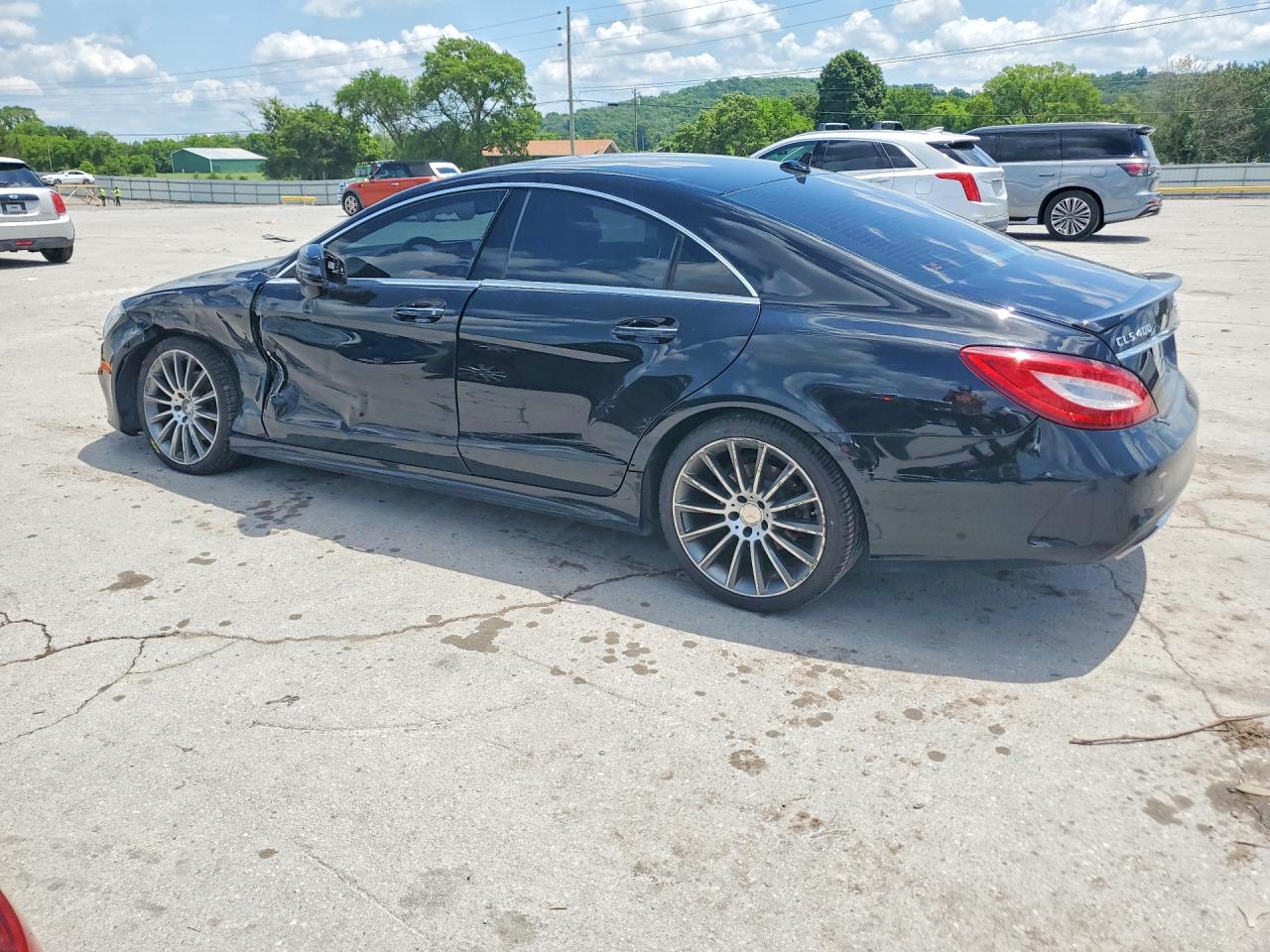2015 Mercedes-benz Cls 400 4matic Black vin: WDDLJ6HB4FA148499