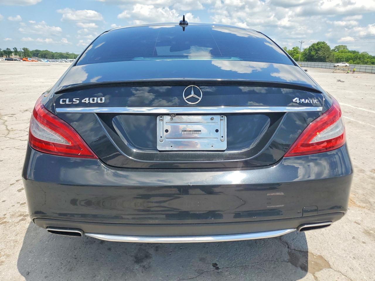 2015 Mercedes-benz Cls 400 4matic Black vin: WDDLJ6HB4FA148499
