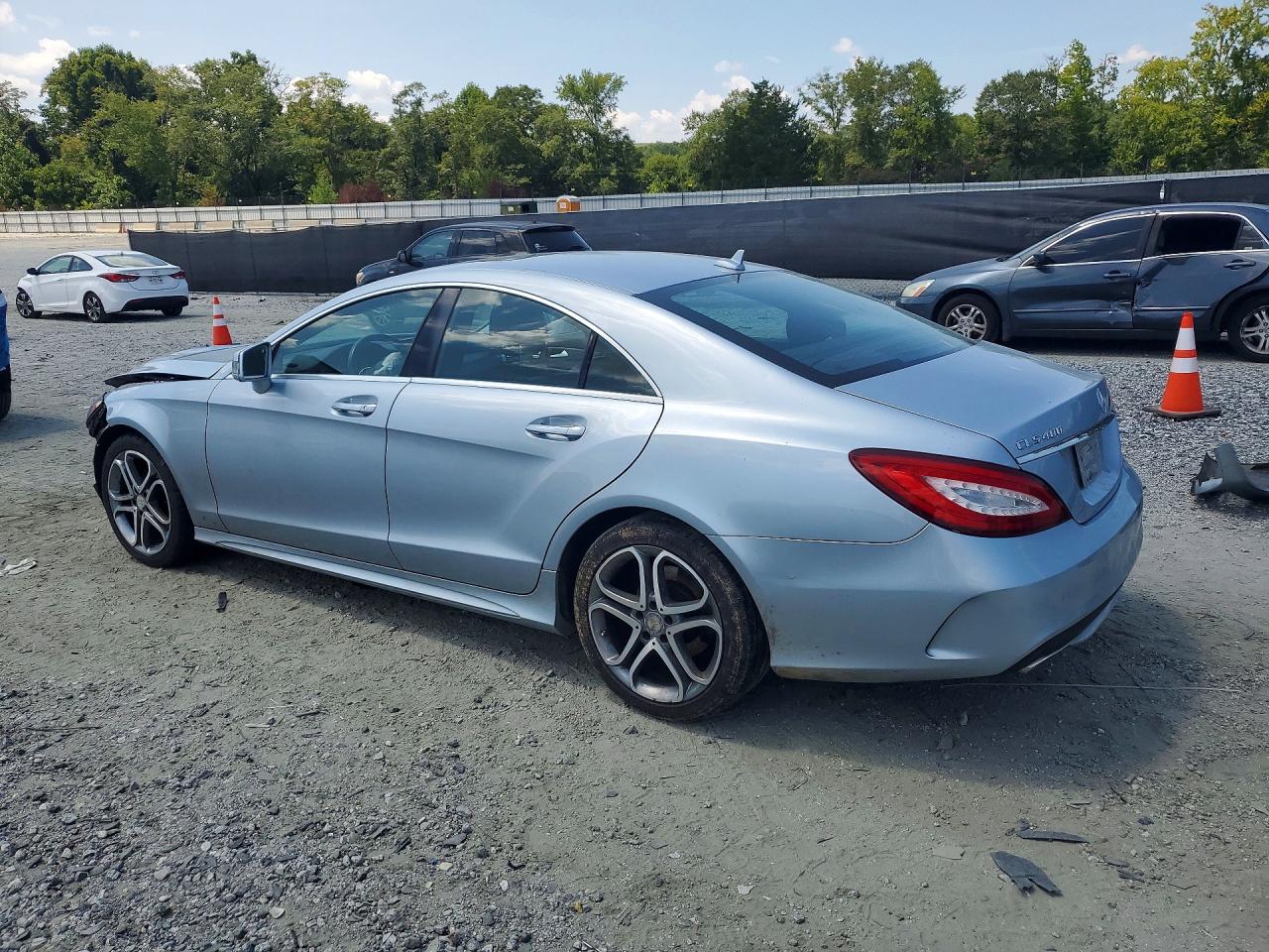 2015 Mercedes-benz Cls 400 4matic Silver vin: WDDLJ6HB4FA149460
