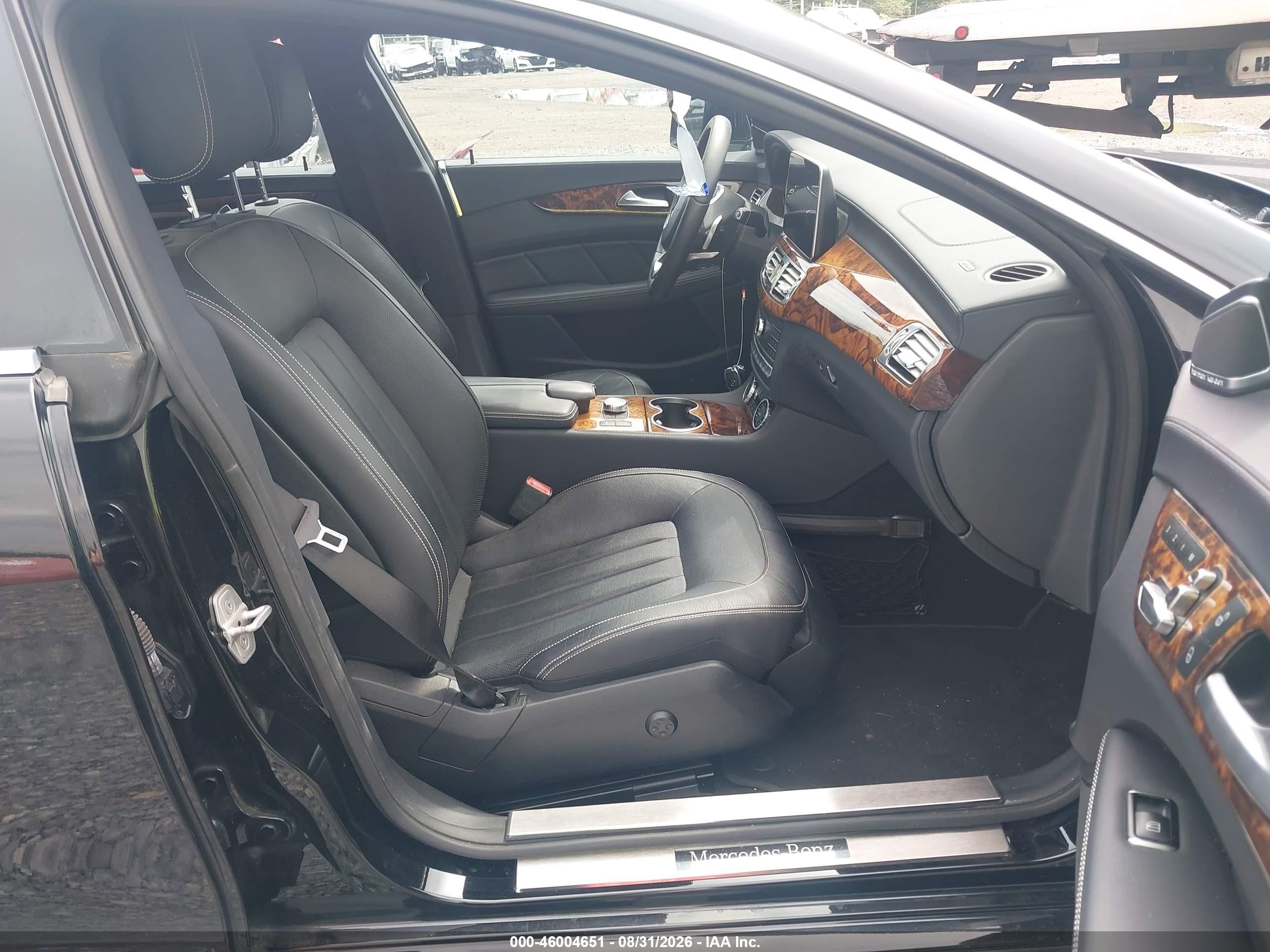 2015 Mercedes-benz Cls 400 4matic Black vin: WDDLJ6HB7FA134497