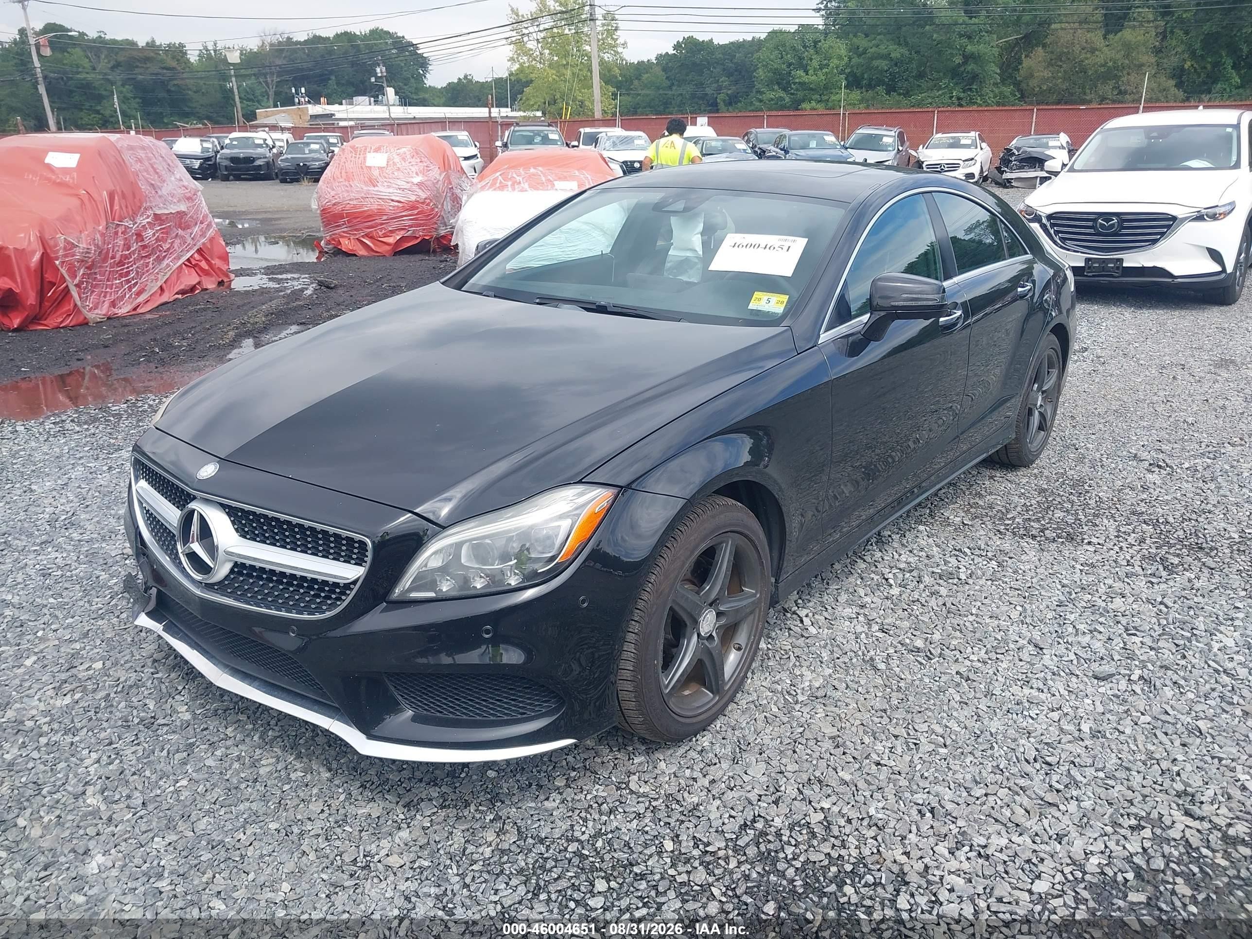2015 Mercedes-benz Cls 400 4matic Black vin: WDDLJ6HB7FA134497