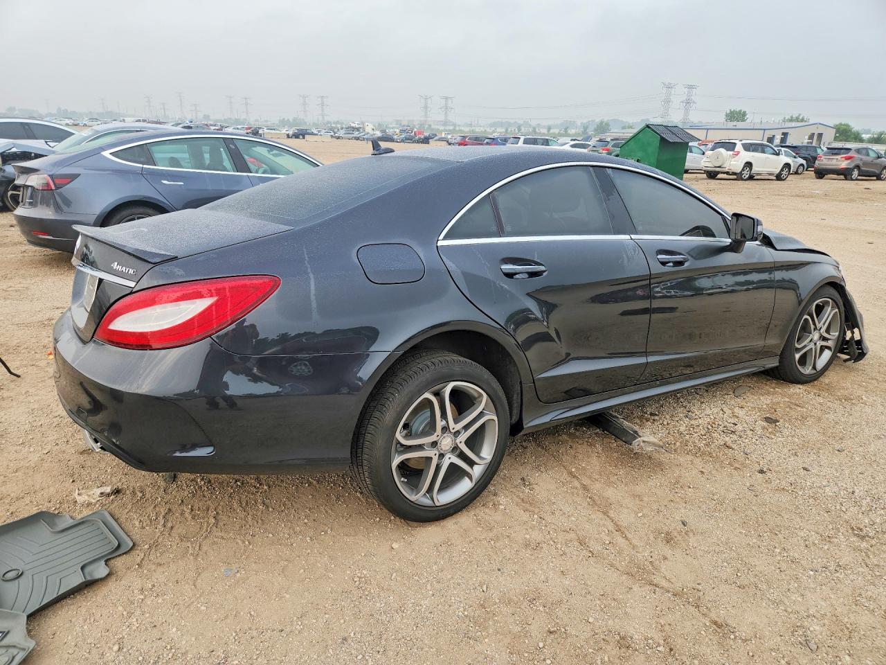 2015 Mercedes-benz Cls 400 4matic Gray vin: WDDLJ6HB7FA144785