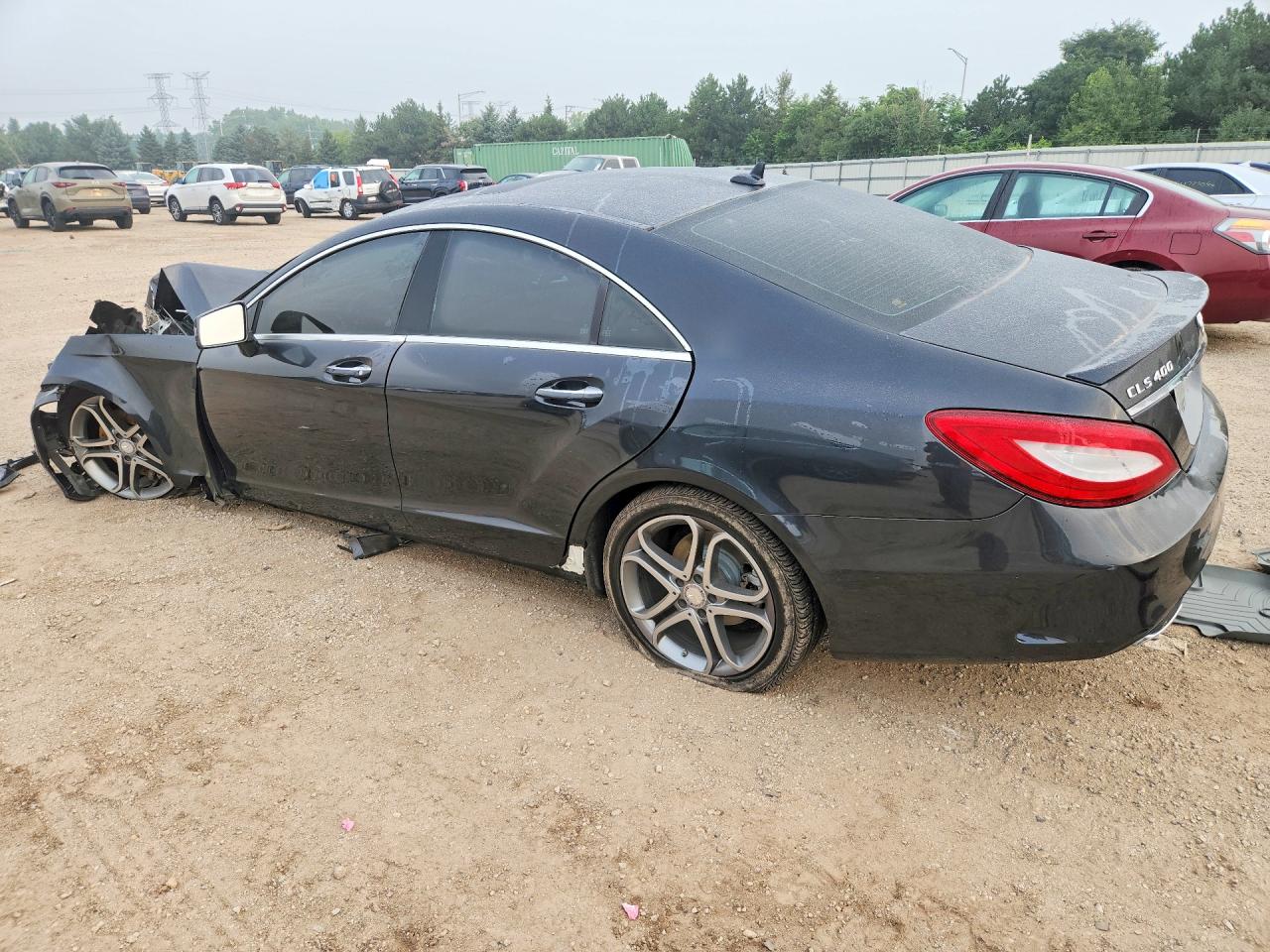 2015 Mercedes-benz Cls 400 4matic Gray vin: WDDLJ6HB7FA144785