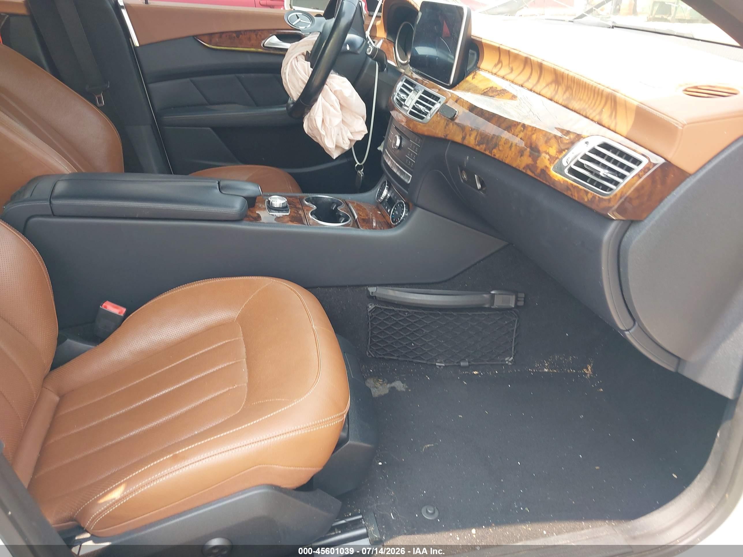 2015 Mercedes-benz Cls 400 4matic White vin: WDDLJ6HB7FA145449