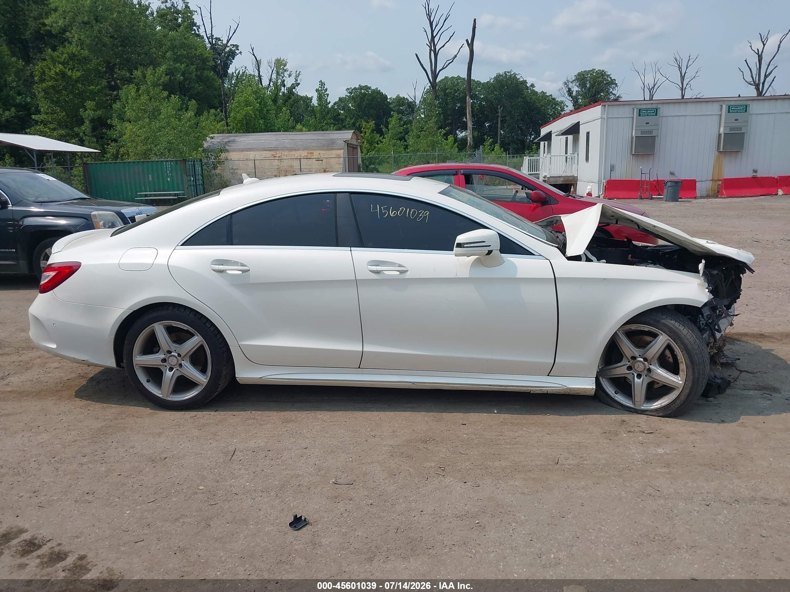 2015 Mercedes-benz Cls 400 4matic White vin: WDDLJ6HB7FA145449