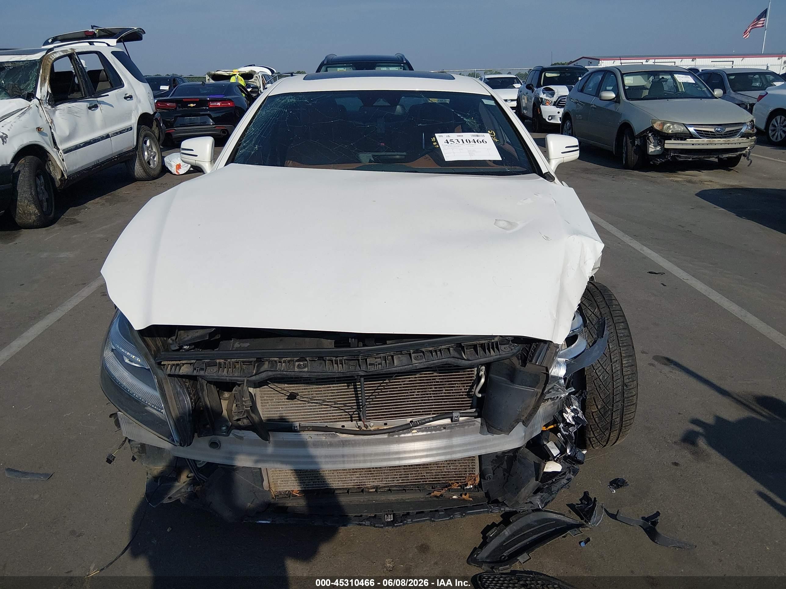 2015 Mercedes-benz Cls 400 4matic White vin: WDDLJ6HB8FA151177