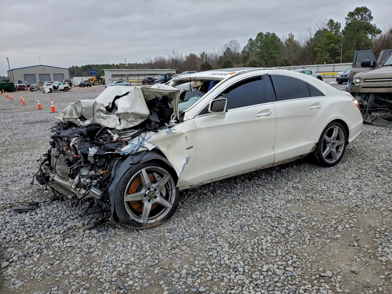2012 Mercedes-benz Cls 550 White vin: WDDLJ7DB0CA048181