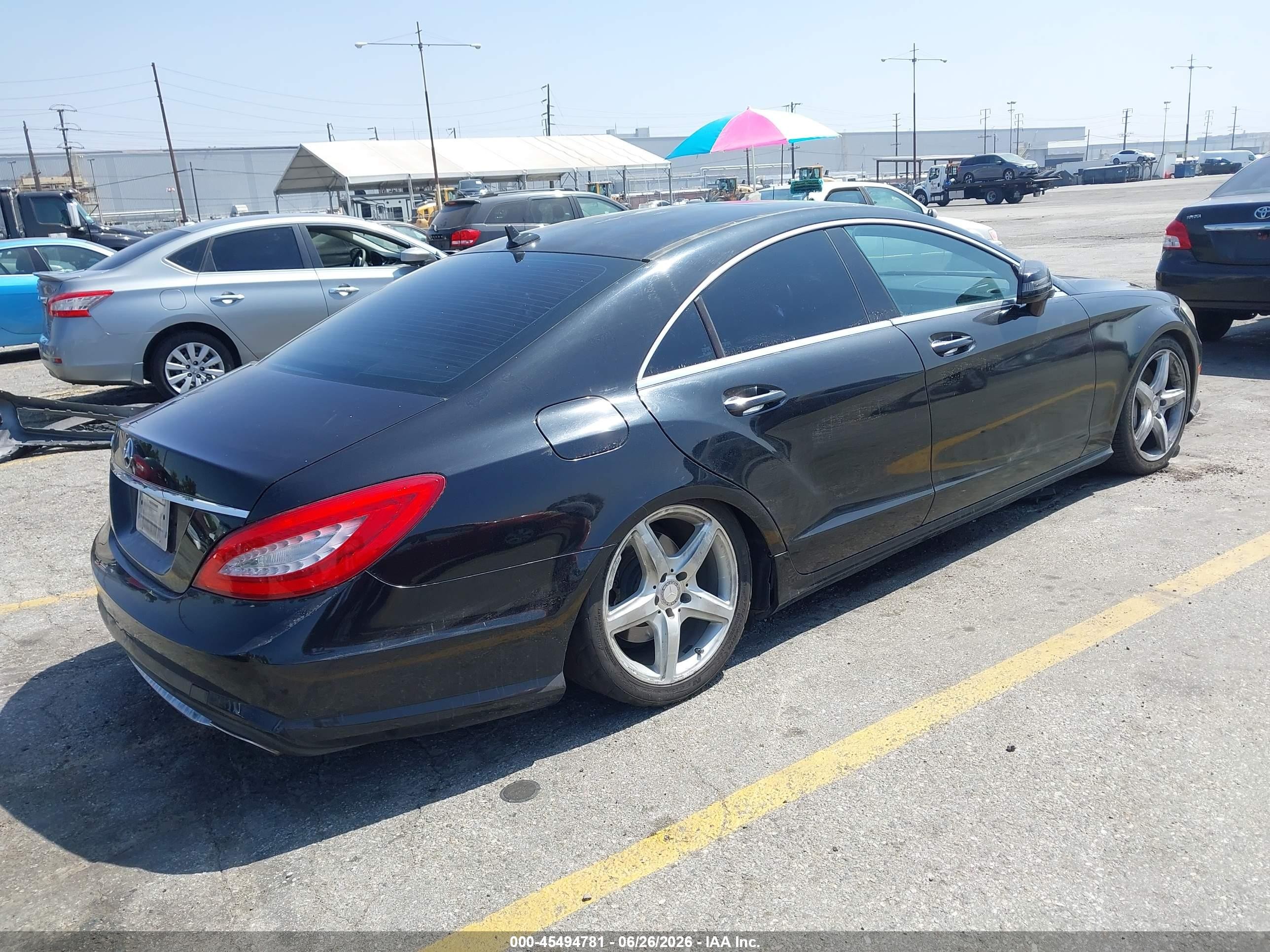 2014 Mercedes-benz Cls 550   Black vin: WDDLJ7DB0EA082804