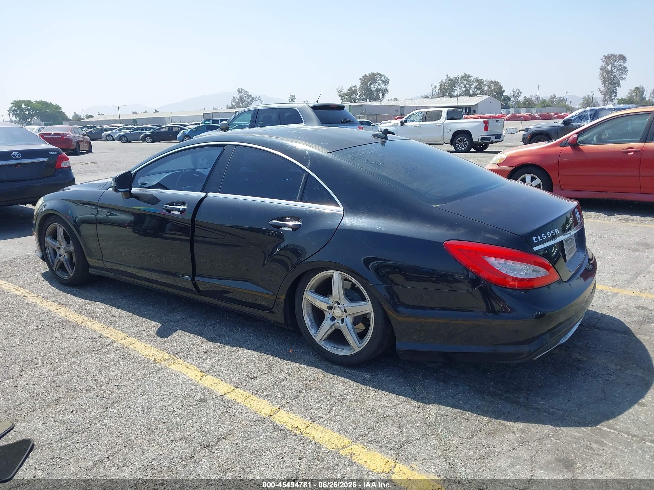 2014 Mercedes-benz Cls 550   Black vin: WDDLJ7DB0EA082804