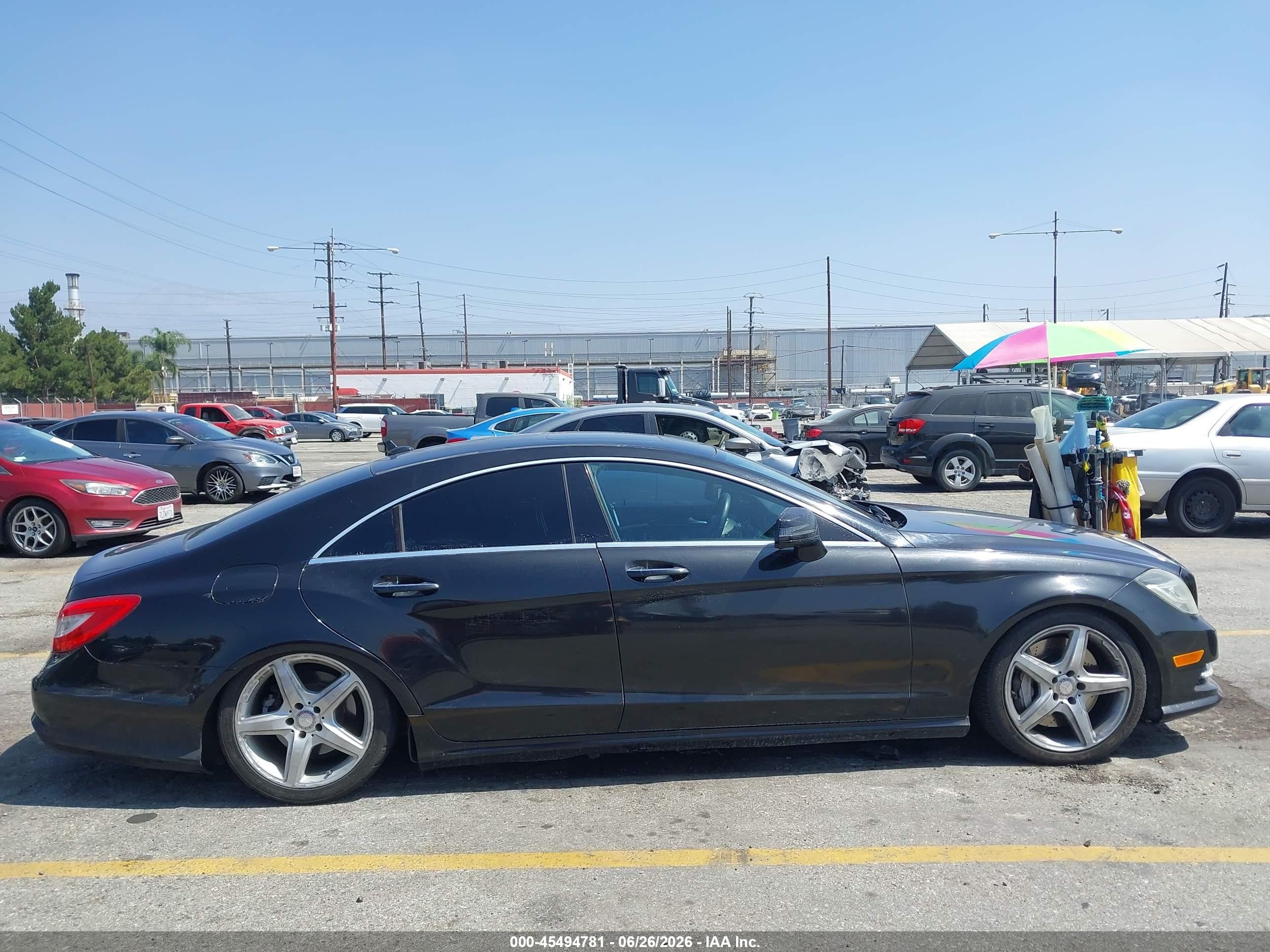 2014 Mercedes-benz Cls 550   Black vin: WDDLJ7DB0EA082804